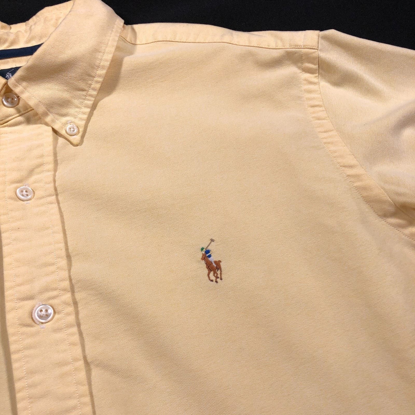 Polo Ralph Lauren Polo Ralph Lauren Classic Fit Oxford Button Up Long Sleeve Size US XL / EU 56 / 4 - 3 Thumbnail