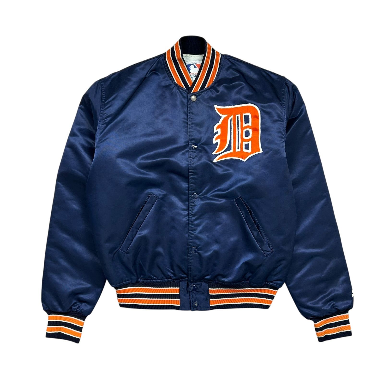 MLB VTG 90s MLB DETROIT TIGERS STARTER SATIN BOMBER JACKET M Size US M / EU 48-50 / 2 - 1 Thumbnail