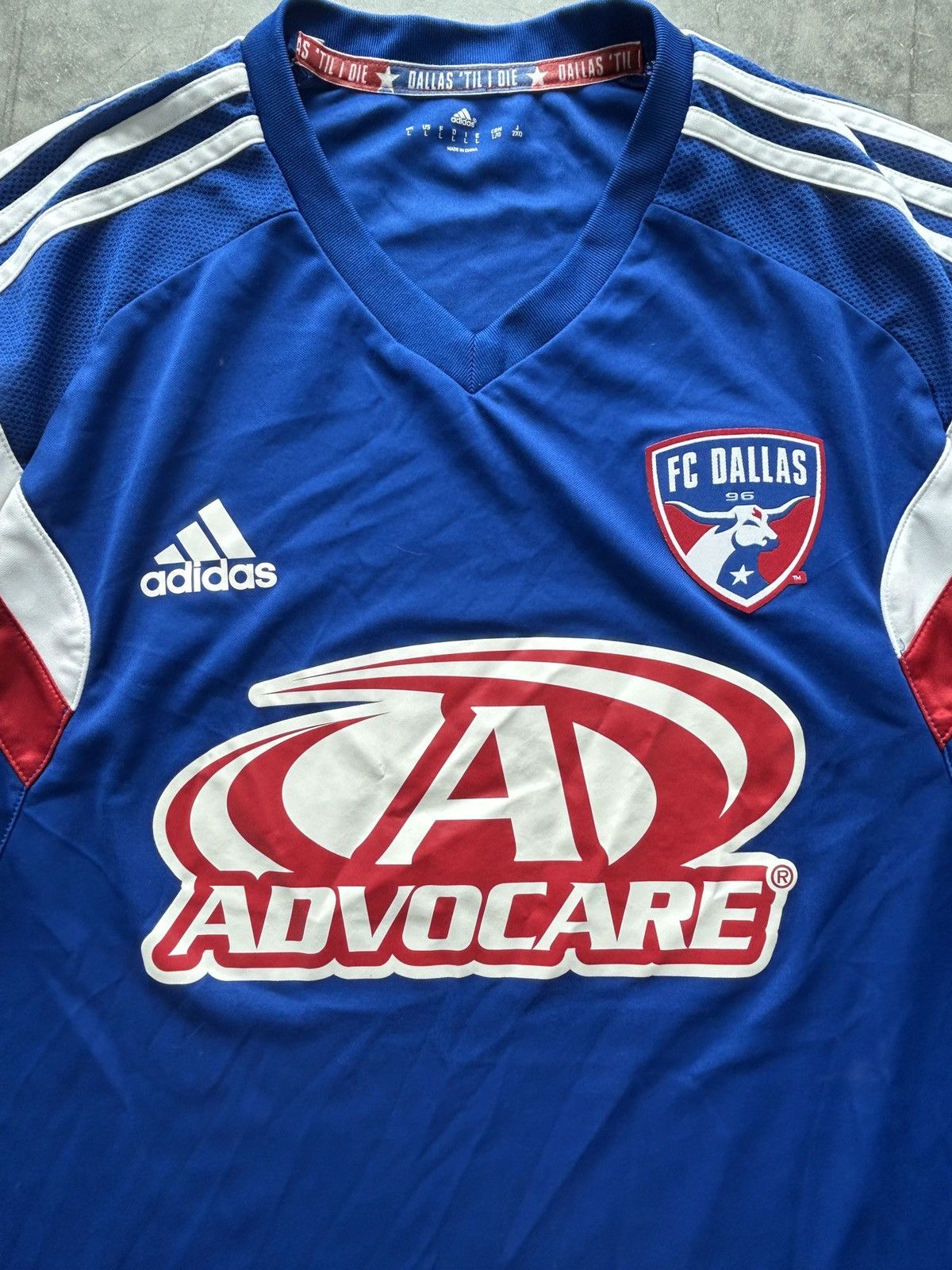 Adidas 2013 Adidas FC Dallas Soccer Jersey Size US L / EU 52-54 / 3 - 2 Thumbnail