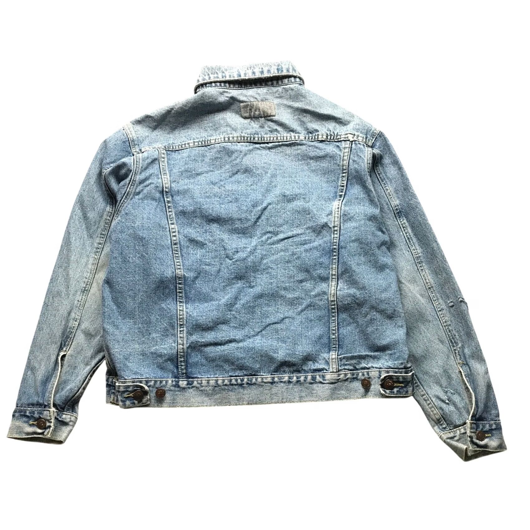 Denime VINTAGE Reliq Denim Trucker Jacket Women's L Long Sleeve Pocket Blue Gray Denim Trucker Jacket Womens L Regular Fit Button Closure Casual Mens? Size L / US 10 / IT 46 - 5 Thumbnail