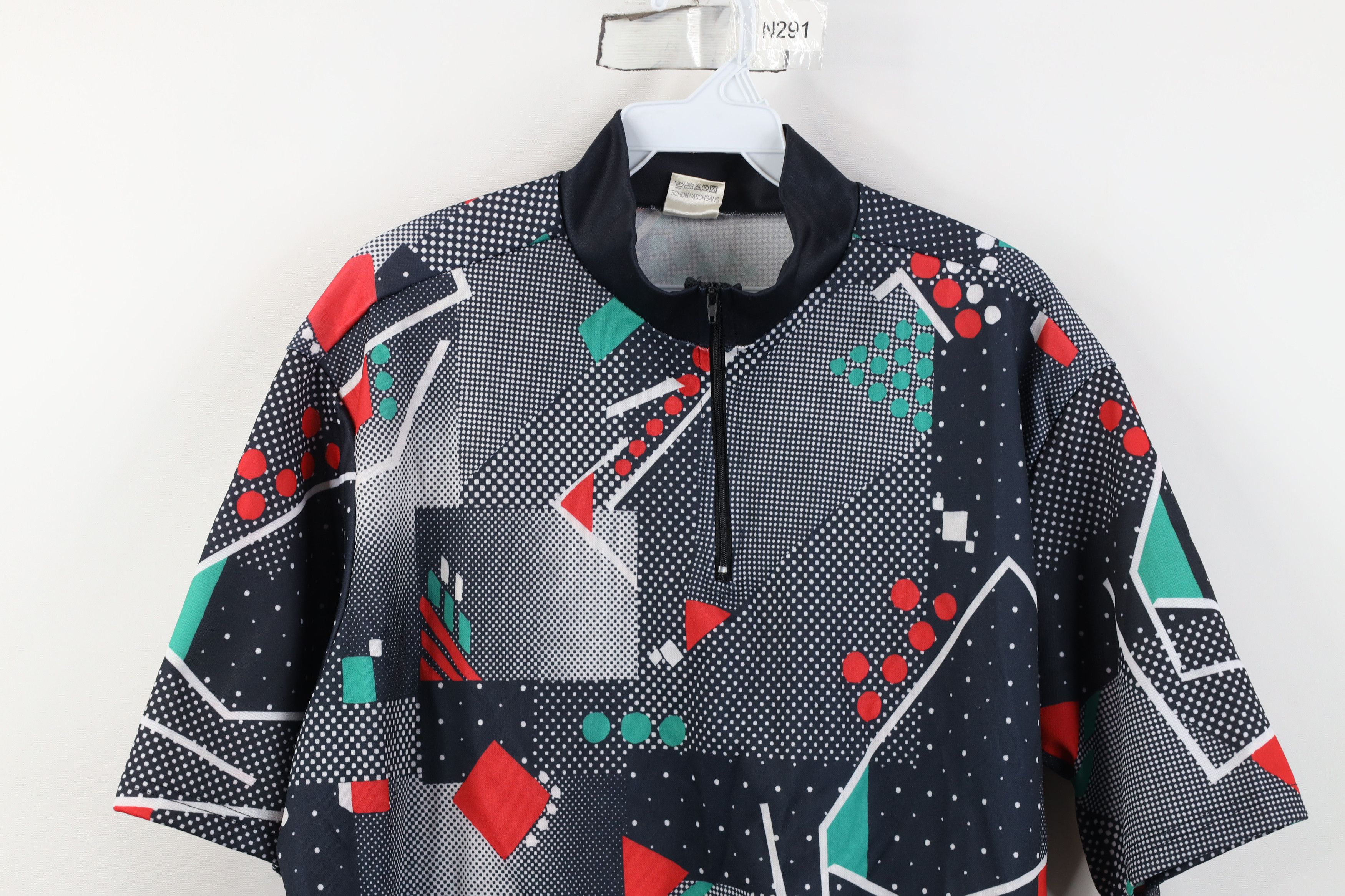 Vintage Vintage 90s Streetwear Half Zip Bicycle Cycling Jersey Shirt Size US L / EU 52-54 / 3 - 2 Thumbnail