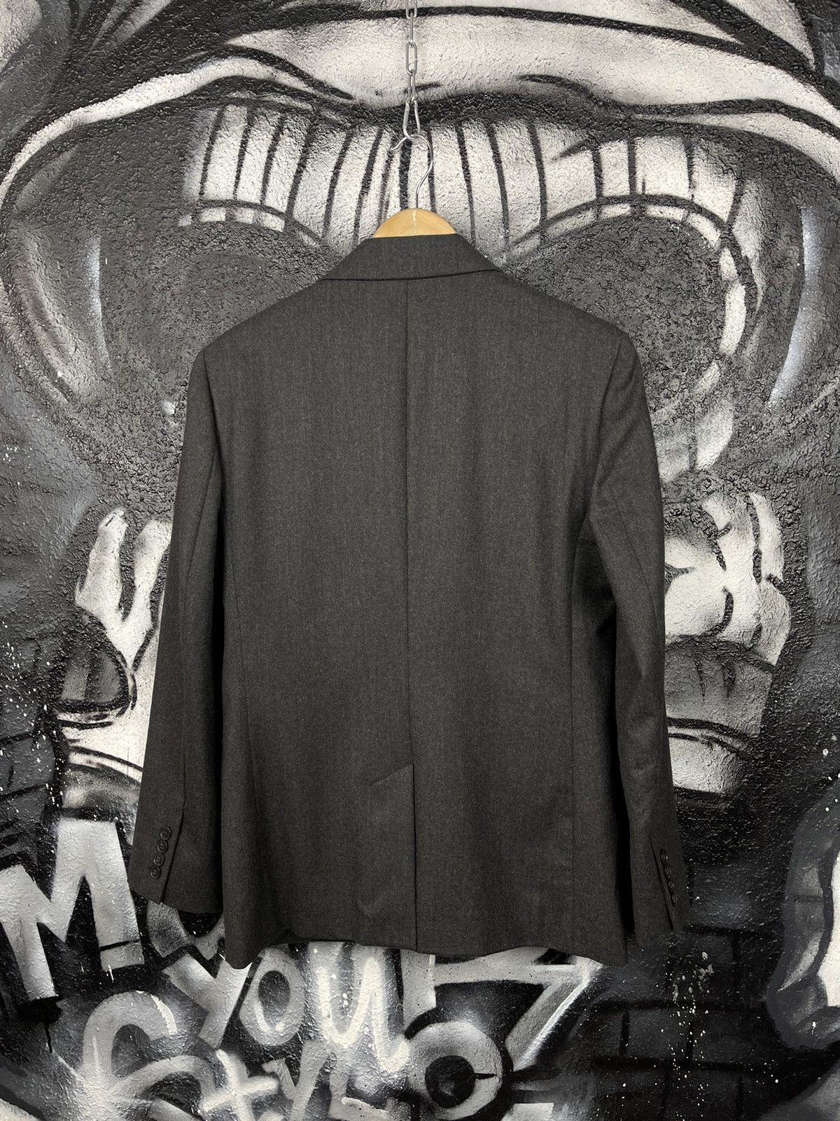 Polo Ralph Lauren Polo Ralph Lauren Grey Wool Blazer Jacket Women’s Size 4 Size S / US 4 / IT 40 - 5 Thumbnail