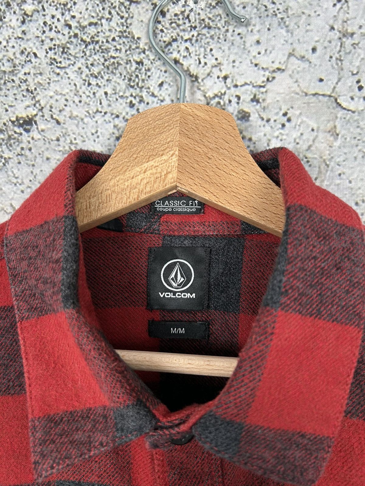 Volcom Volcom Flannel Tartan Black Red Shirt Skateboarding Timber Size US M / EU 48-50 / 2 - 6 Thumbnail