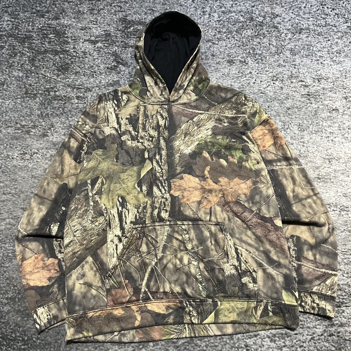 Mossy Oaks Vintage Y2K Mossy Oak Camo Grunge Skater Hoodie Size Large Size US L / EU 52-54 / 3 - 3 Thumbnail