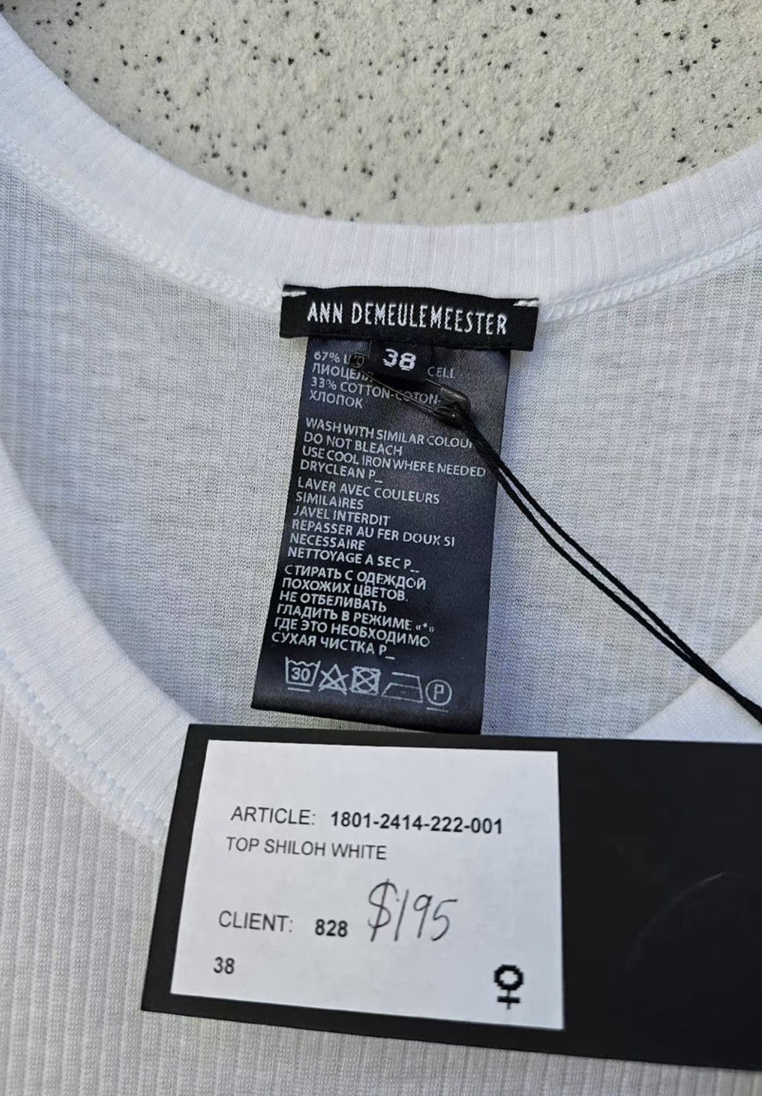 Ann Demeulemeester Ann demeulemeester tank top T-shirts, vests, inner wear Size S / US 4 / IT 40 - 3 Thumbnail