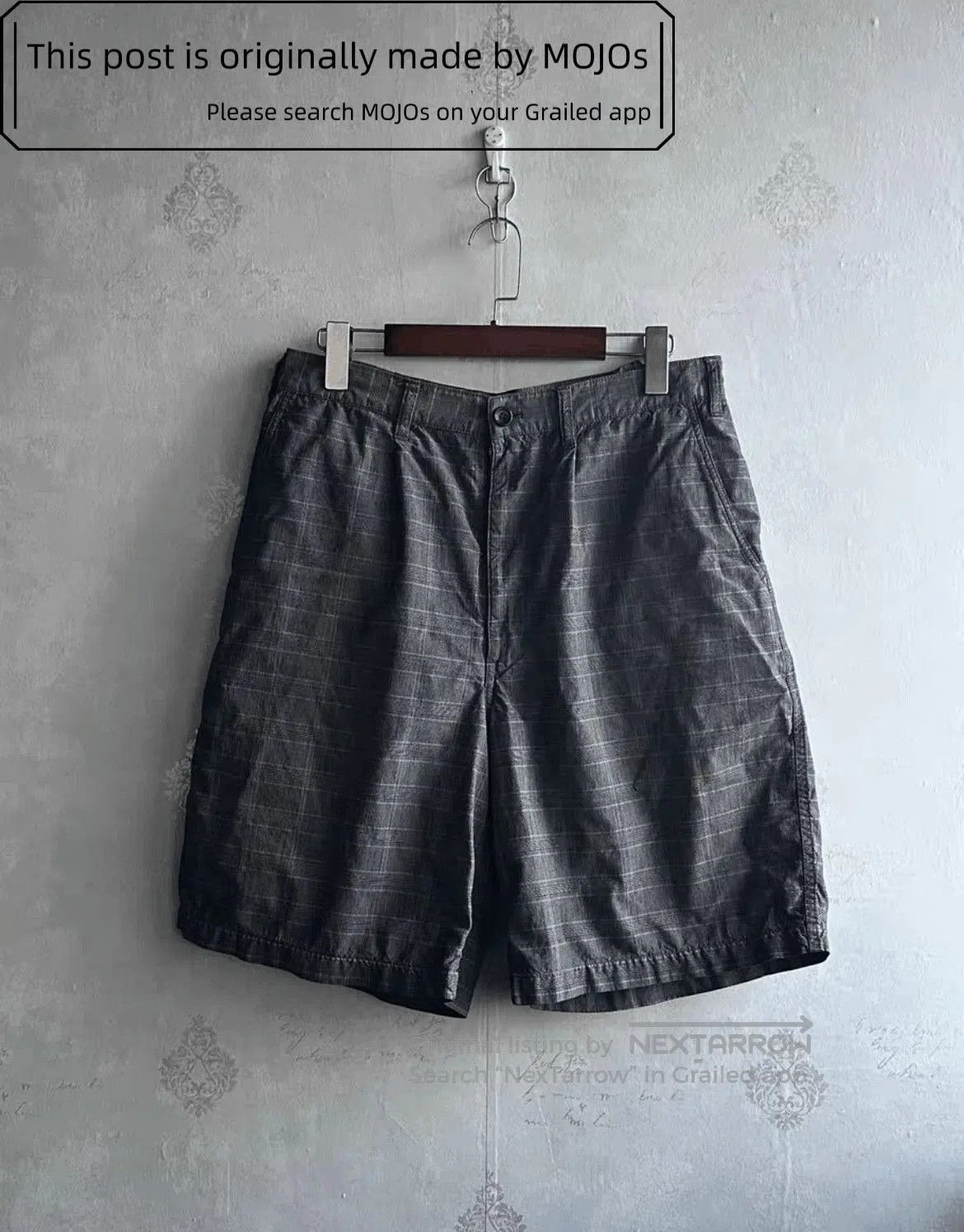 Comme des Garcons Homme Plus Sz M Comme Des Garcons Homme Square Pattern Vintage Shorts. Size US 30 / EU 46 - 1 Thumbnail