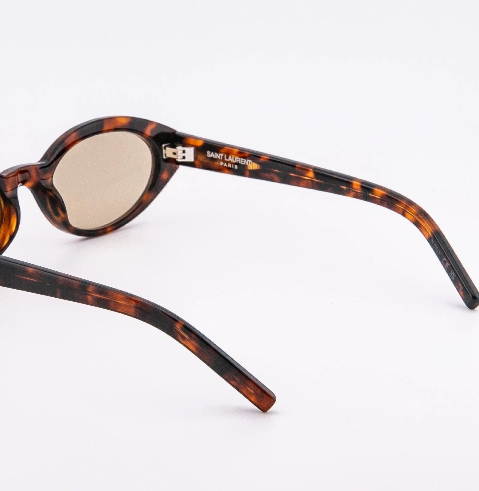 Saint Laurent Paris SAINT LAURENT SHADE SL 567 SL567 Brown Havana Sunglasses 008 Size ONE SIZE - 2 Thumbnail