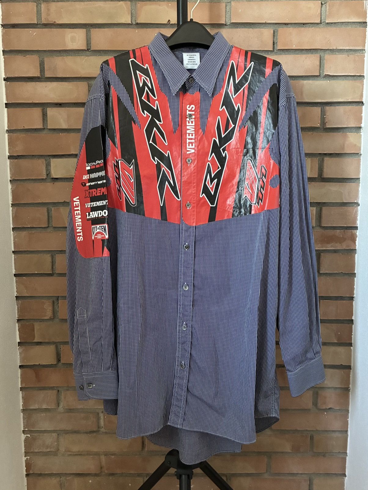Vetements Vetements FW18 Racing button-up oversized shirt Size US M / EU 48-50 / 2 - 1 Thumbnail