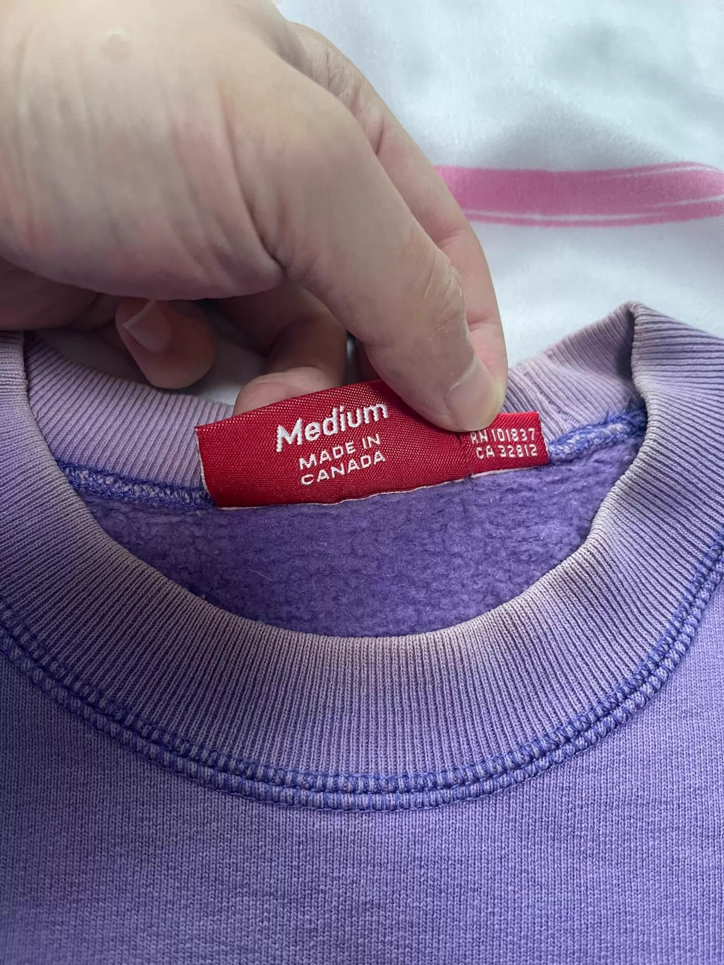 Supreme Supreme 07 Teal on Purple Box Logo Crewneck M OG Excellent Size US M / EU 48-50 / 2 - 6 Thumbnail