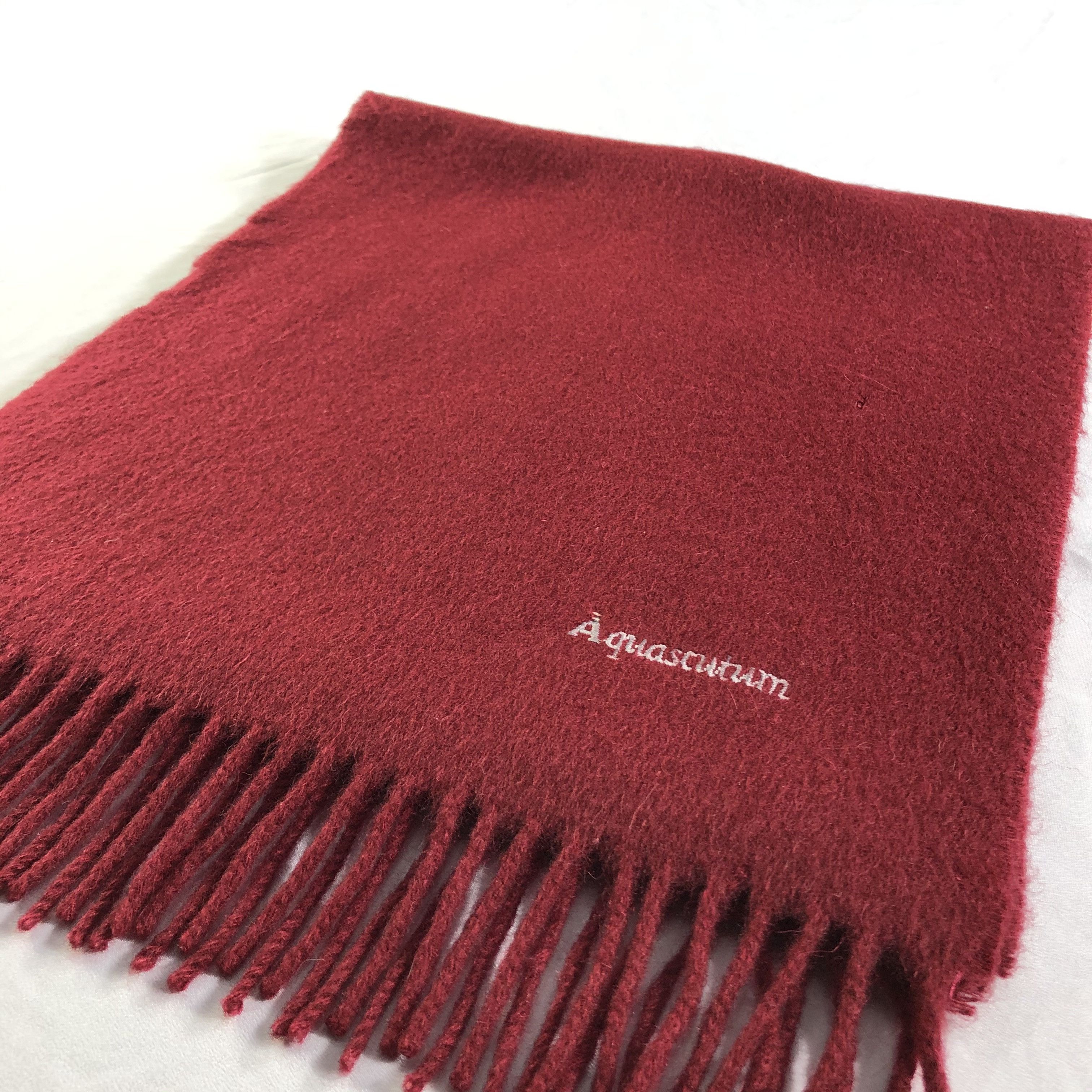 Aquascutum Aquascutum Cashmere Scarf Muffler Neckwear V2467 Size ONE SIZE - 3 Thumbnail