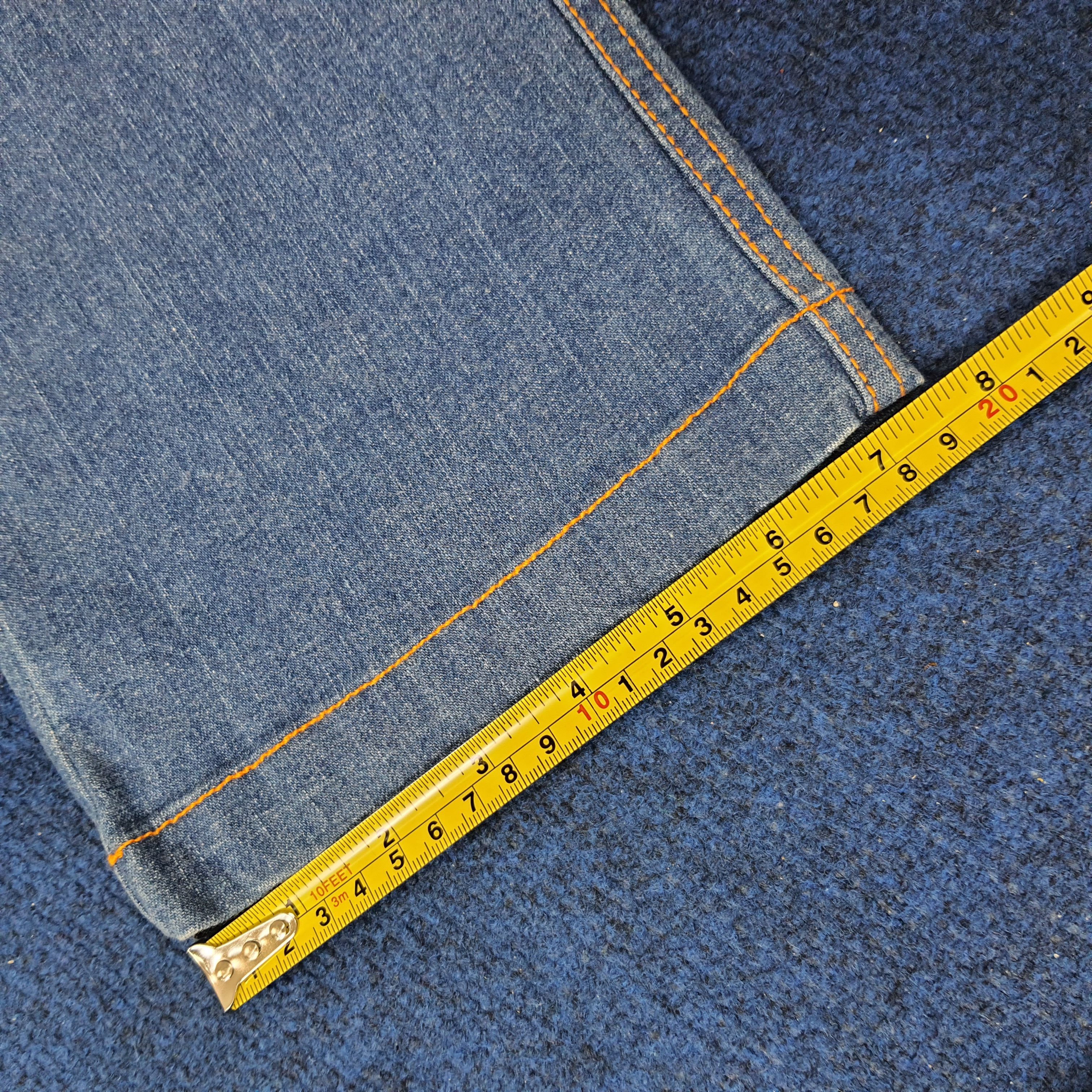 Vintage Vintage XYZ Skull Custom Logo Jeans Size US 26 / EU 42 - 13 Thumbnail