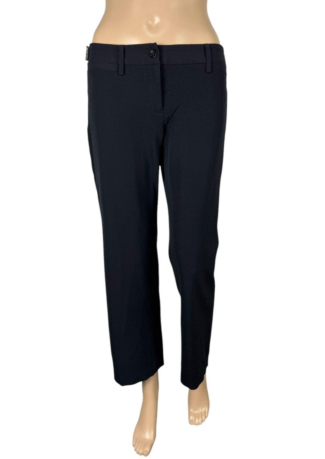 Dolce & Gabbana Dolce & Gabbana Dress Pants Wool-Viscose Metal Logos size 42 Size 28" / US 6 / IT 42 - 2 Thumbnail