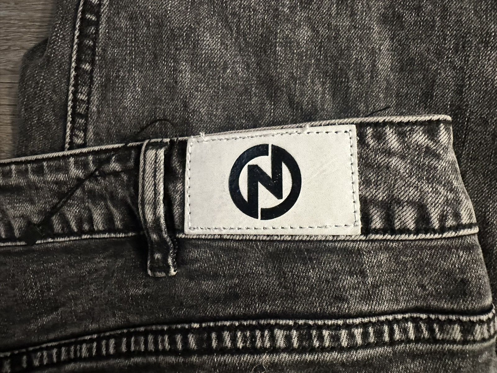 NYRVA NYRVA Acid Wash Flared Denim Size US 40 / EU 56 - 2 Thumbnail
