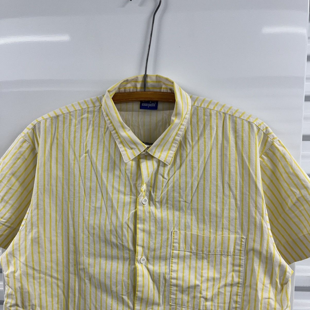 Ocean Pacific × Vintage Crazy Rare Vintage 1986 Ocean Pacific Surfer Button Up Tee Size US L / EU 52-54 / 3 - 2 Thumbnail