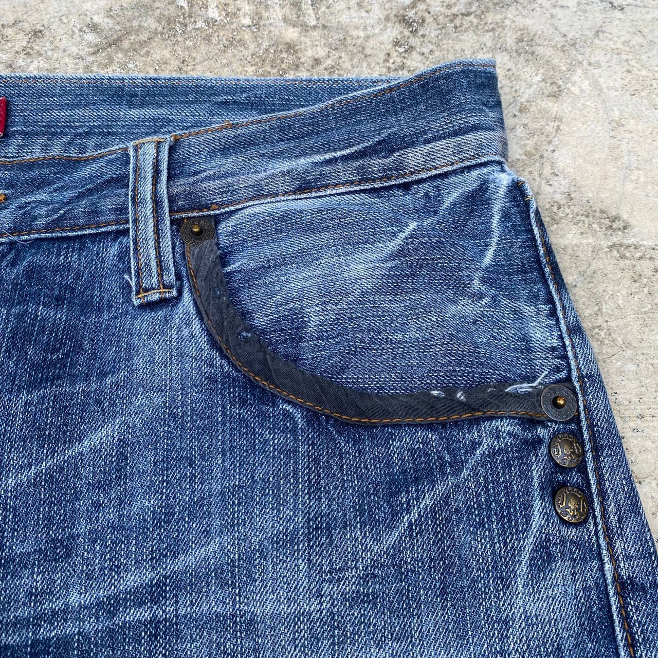 Japanese Brand Vintage Anti Label Jean Japanese Brand Punk Denim Size US 31 - 12 Thumbnail
