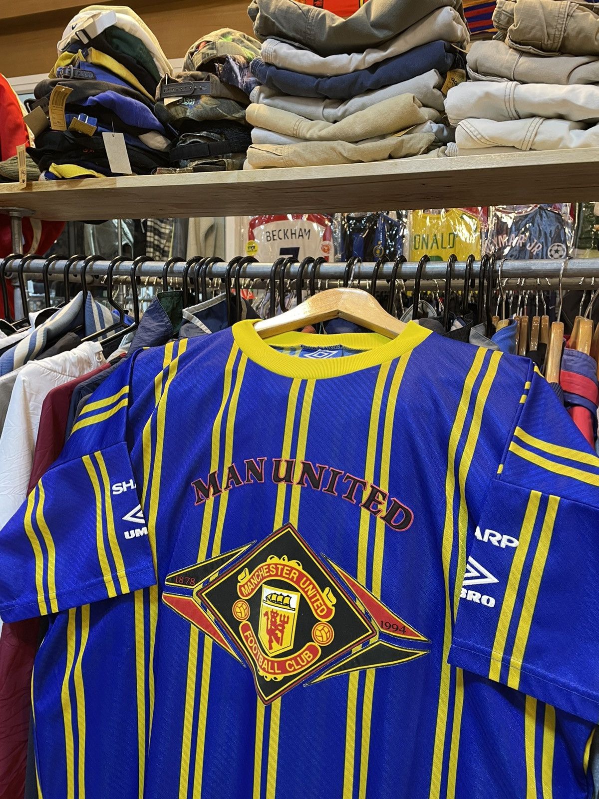 Umbro Vintage 1994 Manchester United Training Kit Size US M / EU 48-50 / 2 - 2 Thumbnail