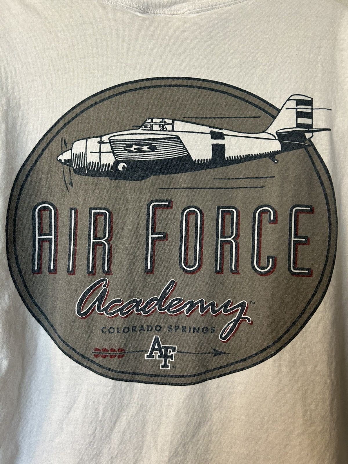 Other Tee: air force academy usafa vintage 90s? us airplane xl Size US XL / EU 56 / 4 - 4 Thumbnail