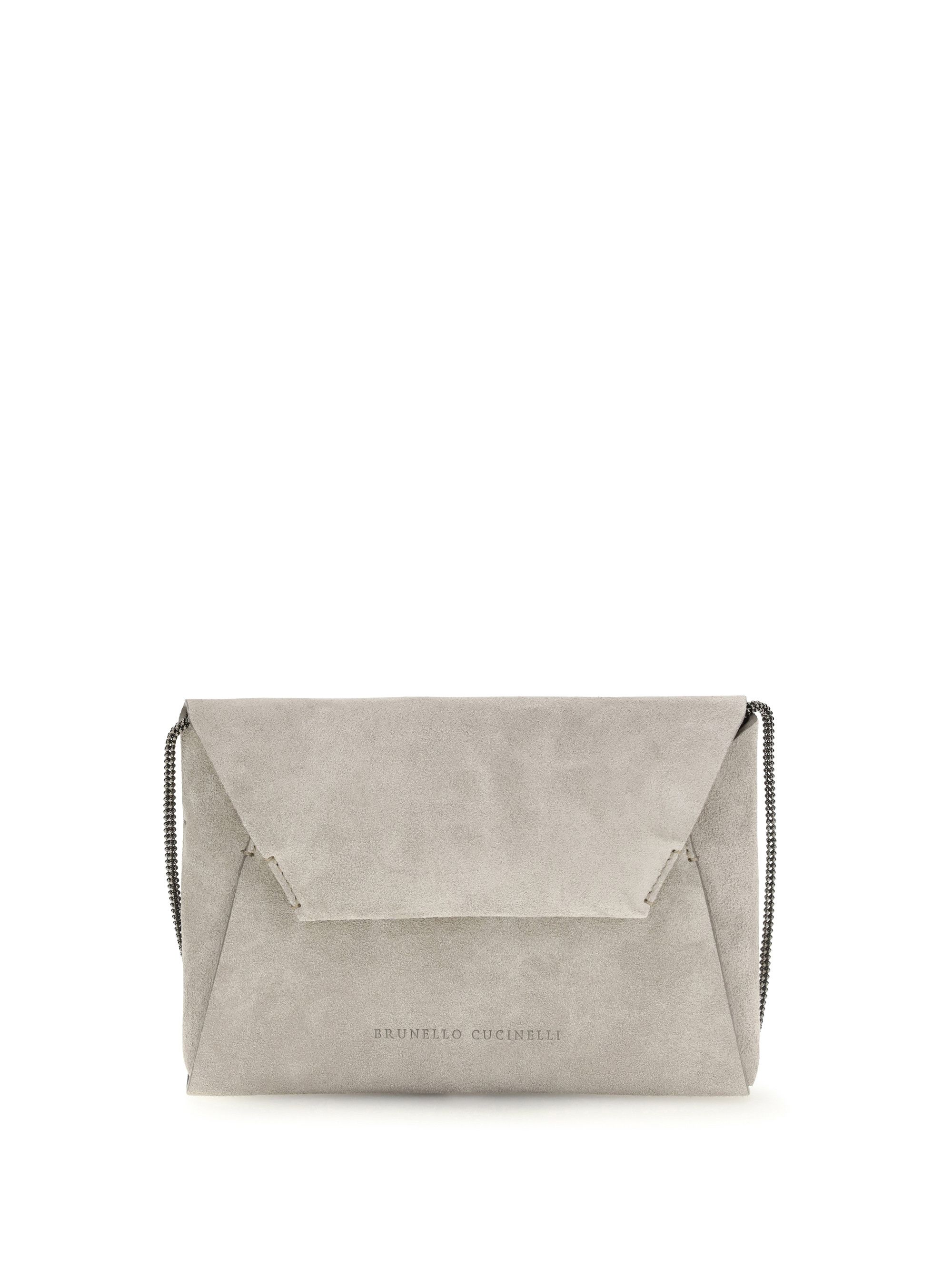Brunello Cucinelli BC Duo suede Clutch Bag Size ONE SIZE - 1 Thumbnail