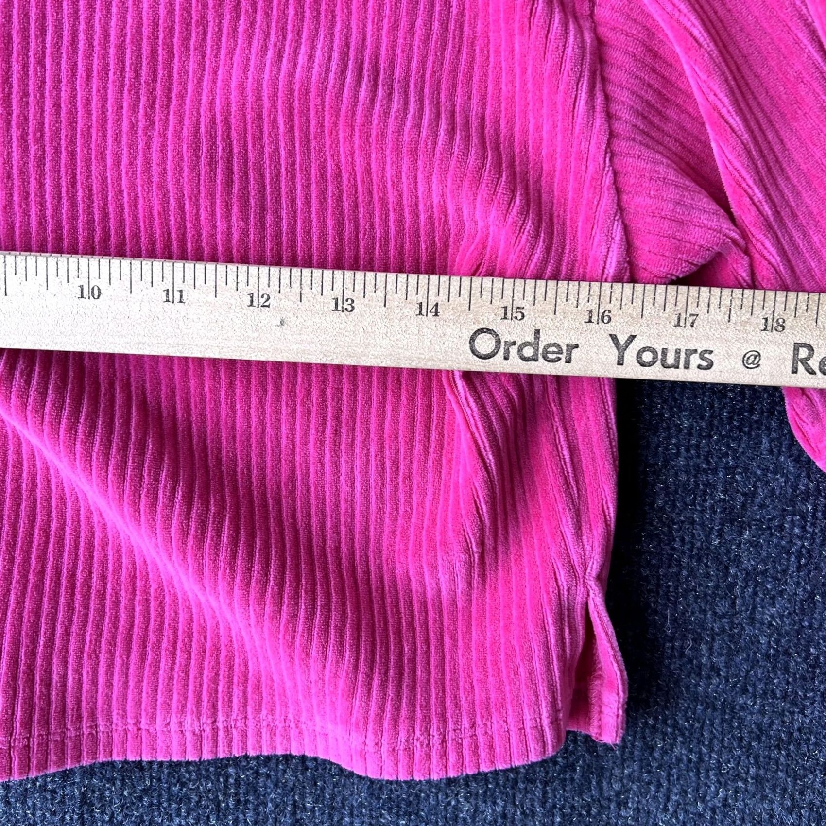 Pinko Standard Attire Sweater Womens Small Pink Ribbed Cropped Long Sleeve Pullover Size S / US 4 / IT 40 - 6 Thumbnail