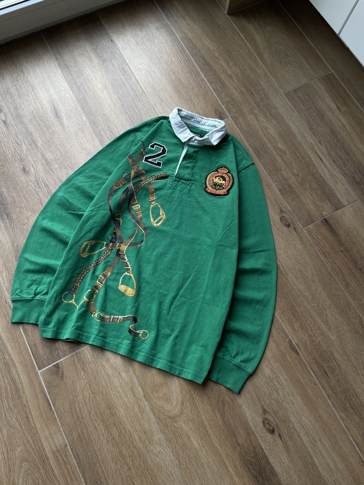 Polo Ralph Lauren Vintage Polo Ralph Lauren Rugby Shirt Avant Garde Japanese Size US L / EU 52-54 / 3 - 2 Thumbnail