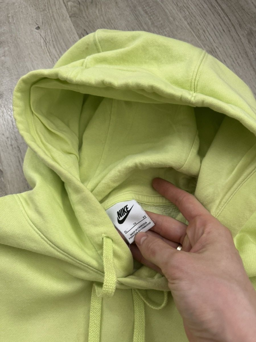 Nike × Nike ACG Nike Basic Logo Green Yellow Hoodie Size US 11 / EU 44 - 6 Thumbnail