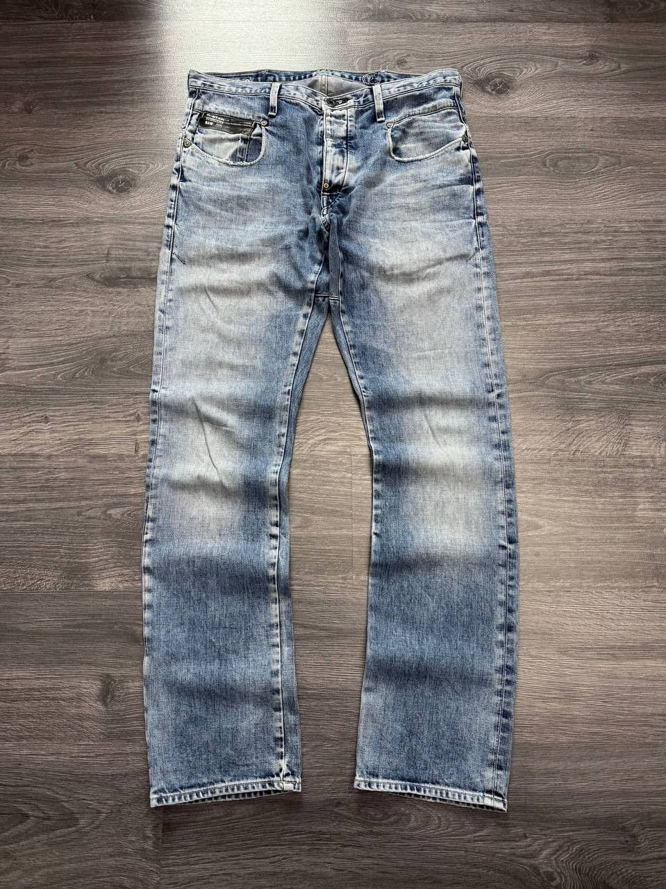 G-Star Vintage G-Star Raw 33-01 Light Blue Denim Jeans Size US 36 / EU 52 - 1 Thumbnail