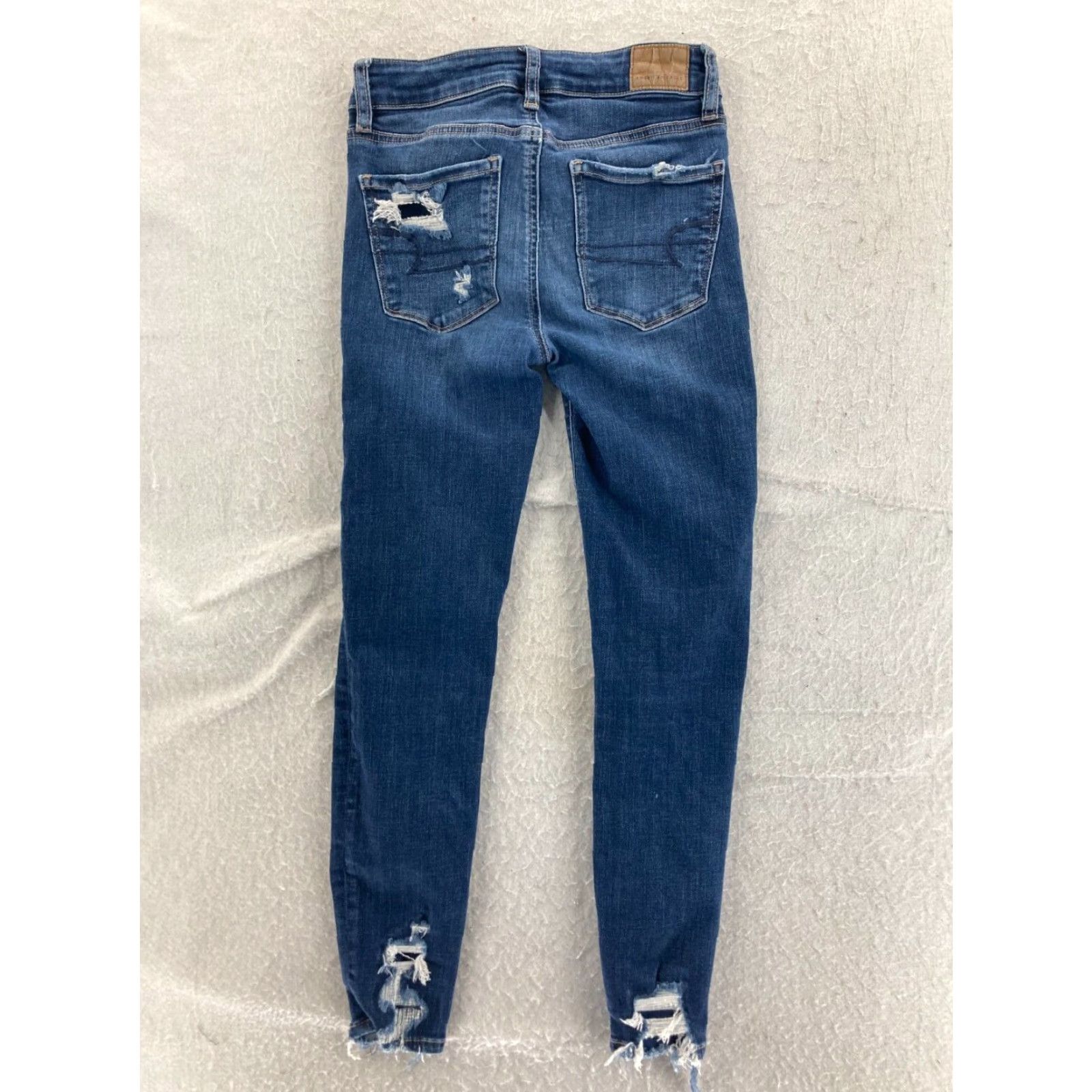American Eagle Outfitters American Eagle Outfitters Jeans Womens 0 Blue Denim Stretch Skinny Next Level Jeans - Adult Regular Size 0 Blue Denim Size 25" / US 0 / IT 36 - 7 Thumbnail