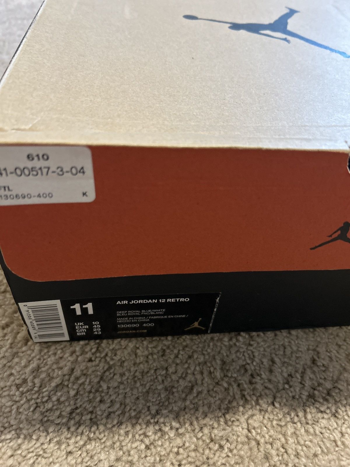 Jordan Brand Jordan 12 royal blue Size US 11 / EU 44 - 4 Thumbnail