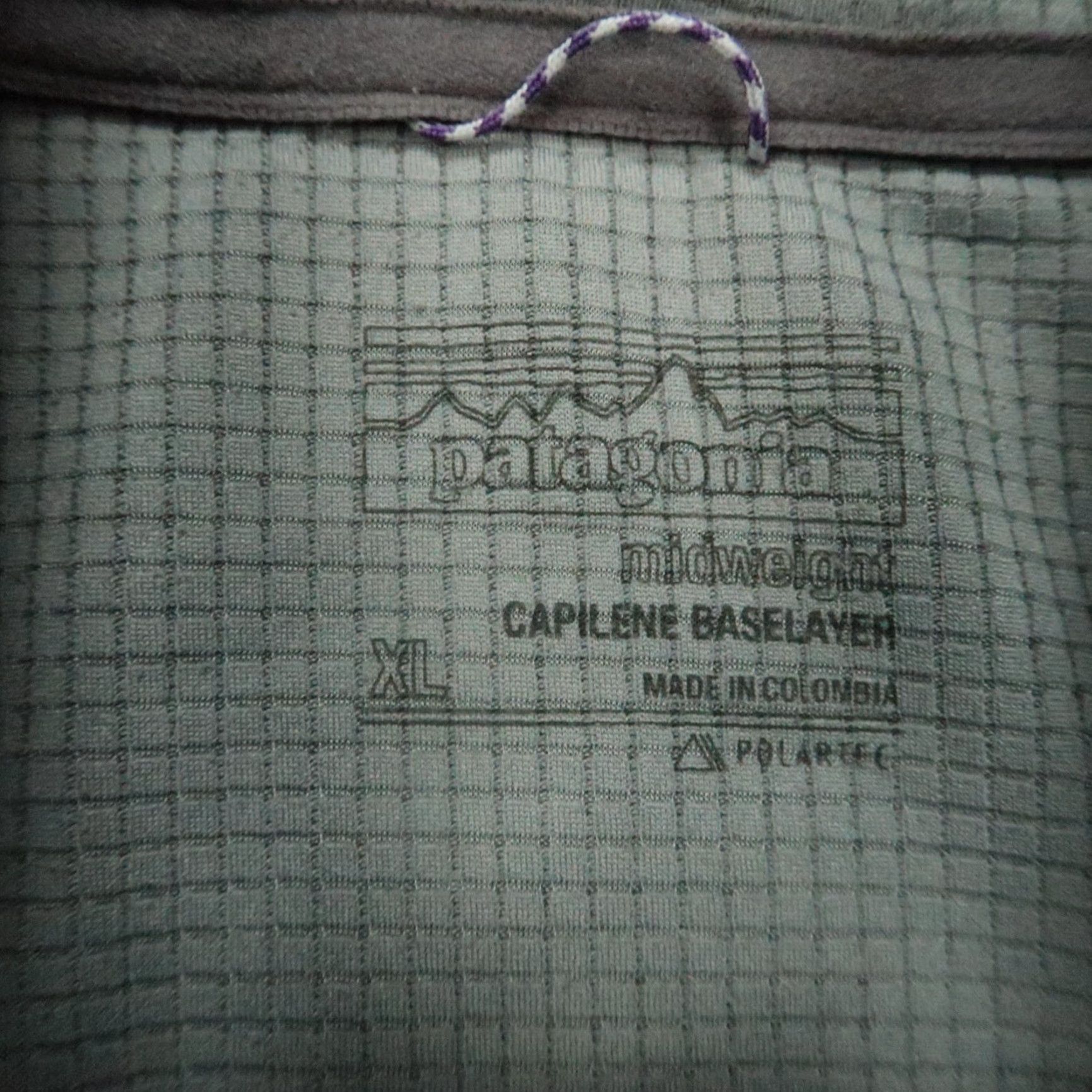 Patagonia Patagonia Pullover Mens XL Gray Capilene Midweight Zip Neck Baselayer Hoodie Size US XL / EU 56 / 4 - 3 Thumbnail