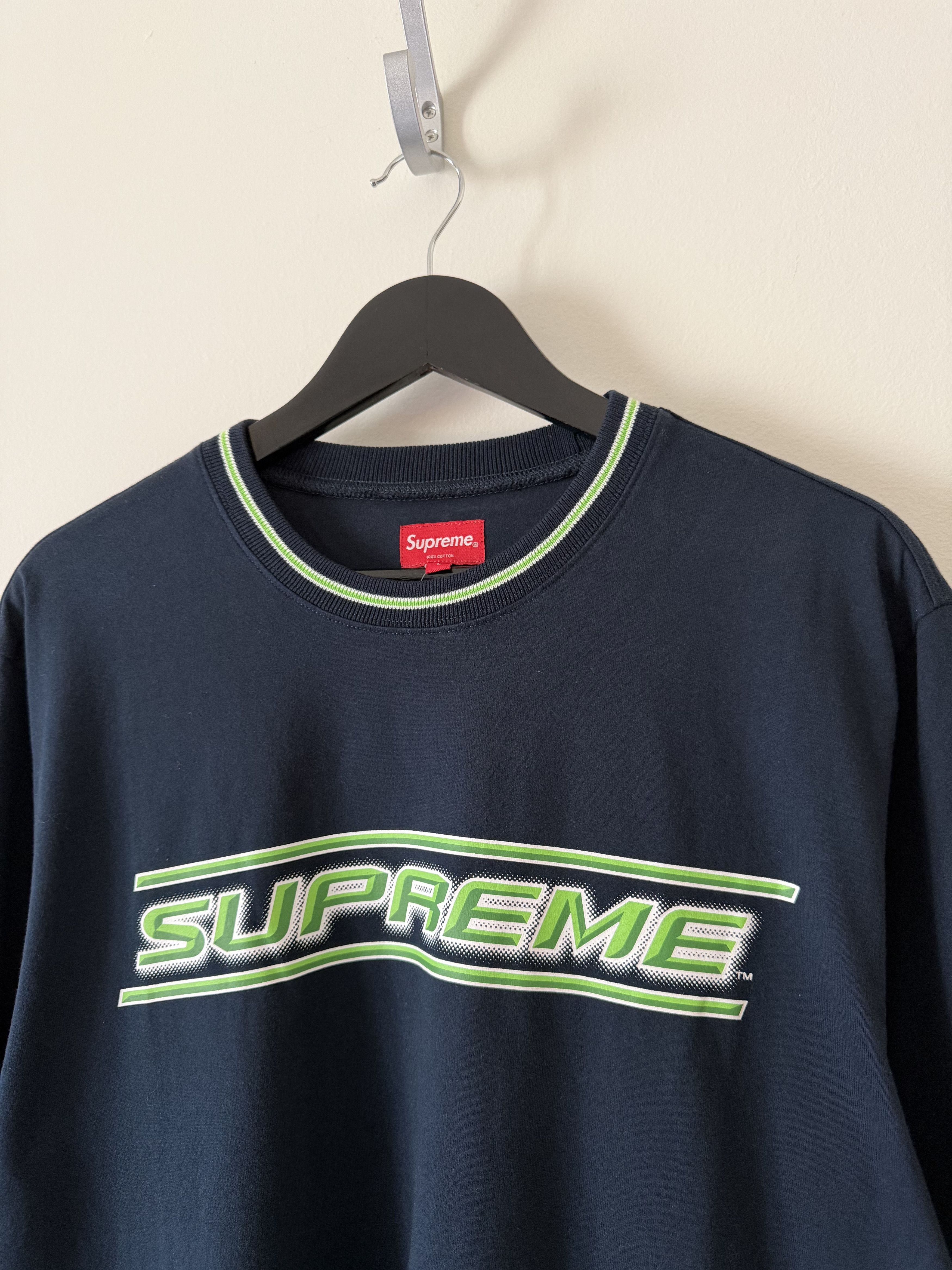 Supreme Supreme SS18 Bevel Long Sleeve Top in Navy Size US L / EU 52-54 / 3 - 2 Thumbnail