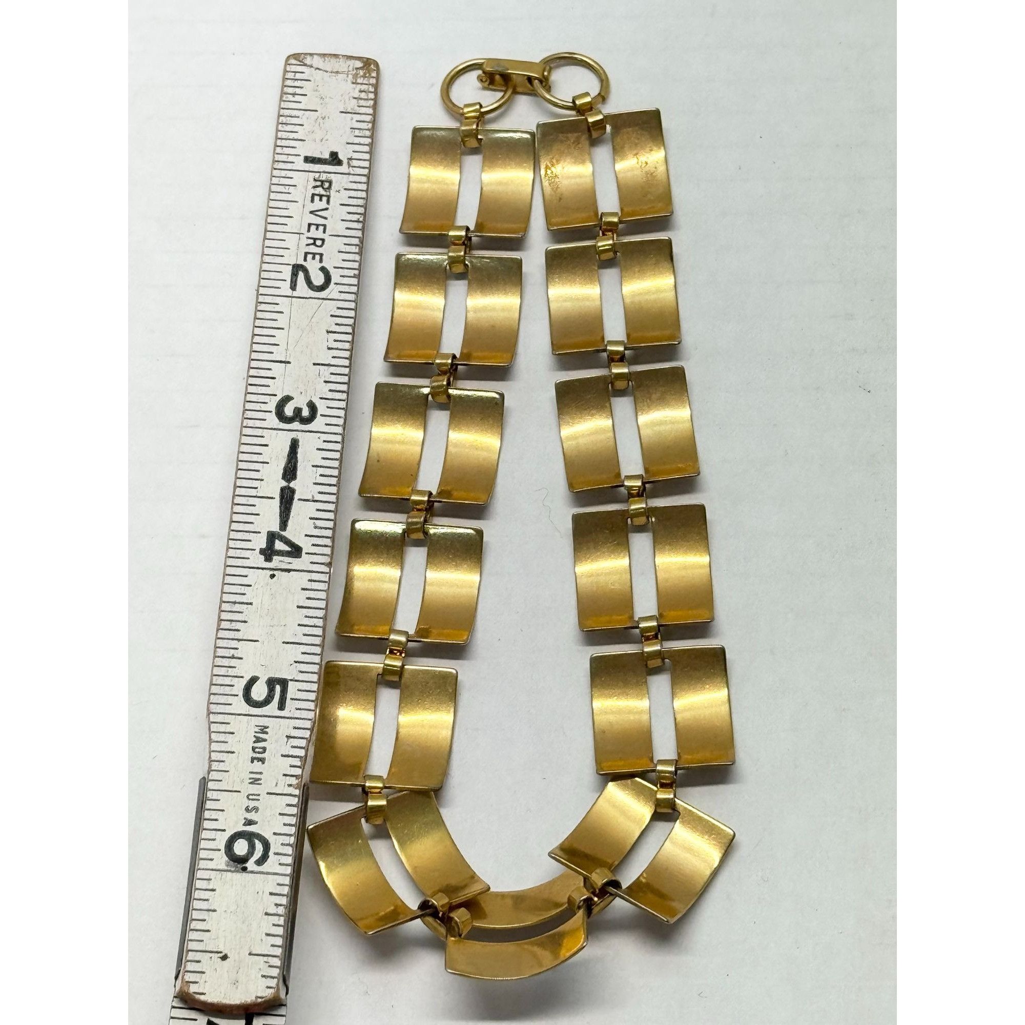Vintage Vintage gold collar choker necklace Size ONE SIZE - 4 Thumbnail