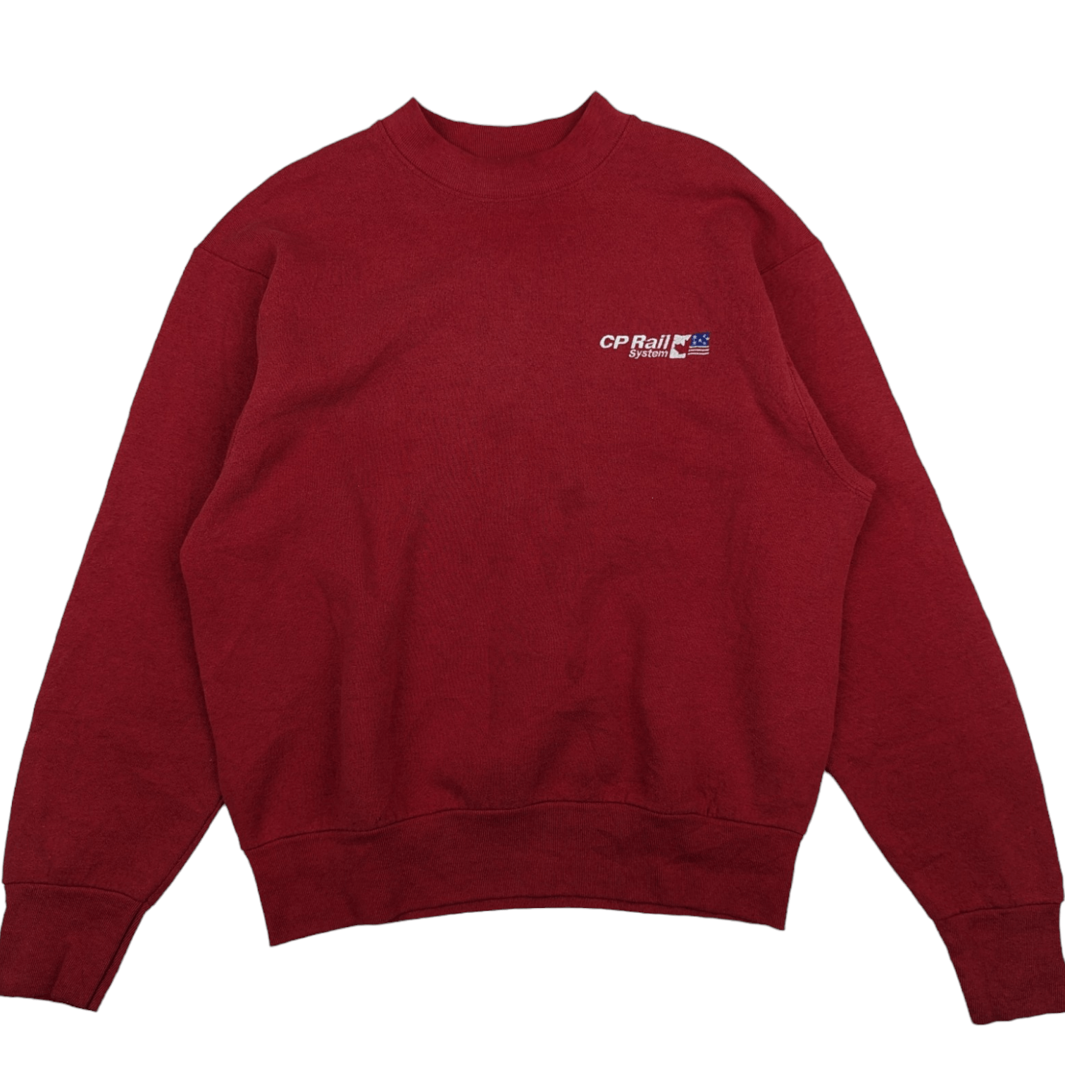 Fruit Of The Loom Vintage 90's FOTL Canada CP Rail System Jumper Sweatshirt Size M / US 6-8 / IT 42-44 - 2 Thumbnail