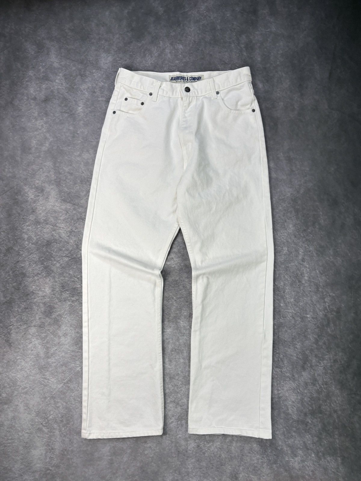 Carhartt × Vintage 1990s Work Denim 90s Vintage JEANWORKS Heavy Painter Jeans Size US 30 / EU 46 - 16 Thumbnail