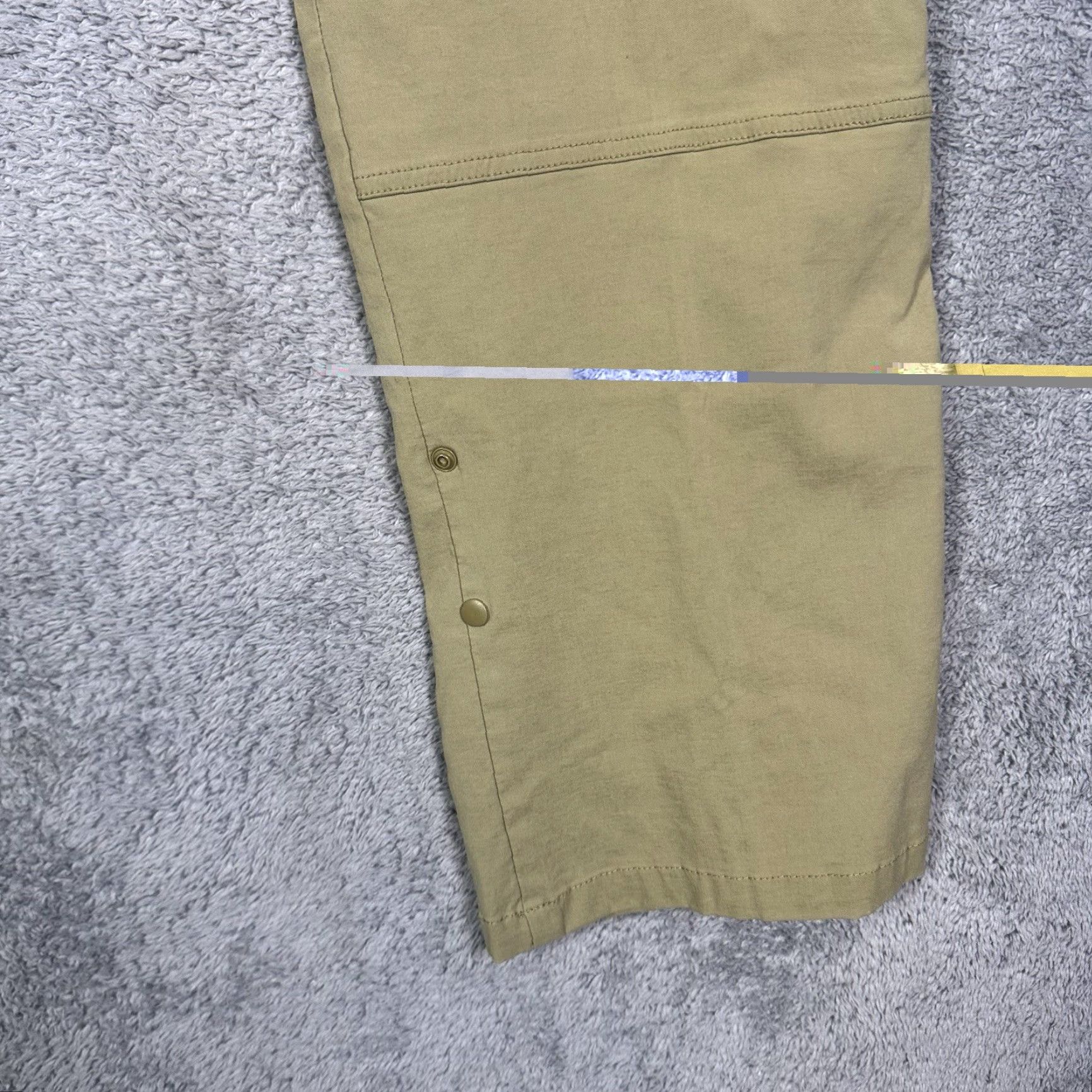 Prana Prana Pants Mens L 34x32 Stretch Zion Roll Up Snap Convertible Vintage Softshell Chino Baggy? Size US 34 / EU 50 - 3 Thumbnail