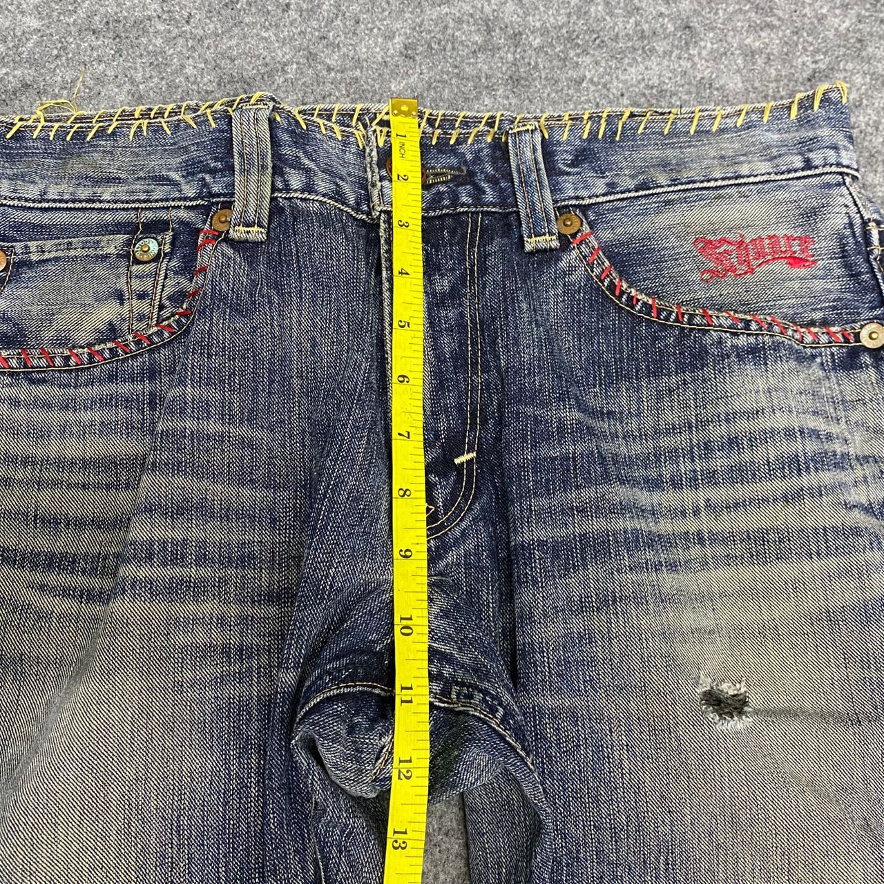 Edwin 💥Best Offer💥Vintage Edwin X Square Dark Distressed Denim Size US 36 / EU 52 - 7 Thumbnail