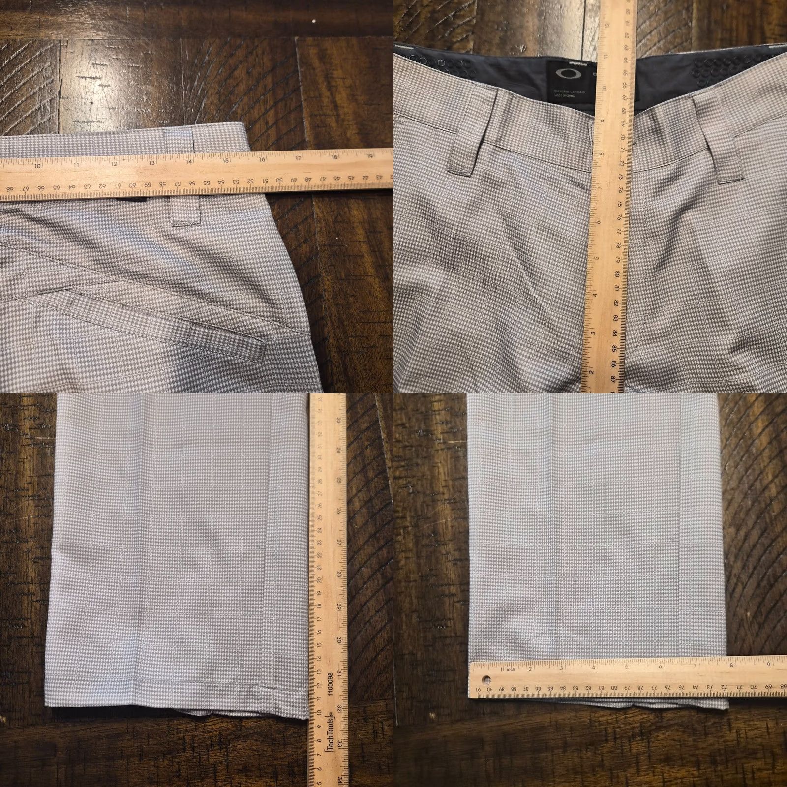 Oakley Oakley Golf Pants Mens 30x32 Lightweight Performance Diamond Pattern Gray Size US 36 / EU 52 - 8 Thumbnail