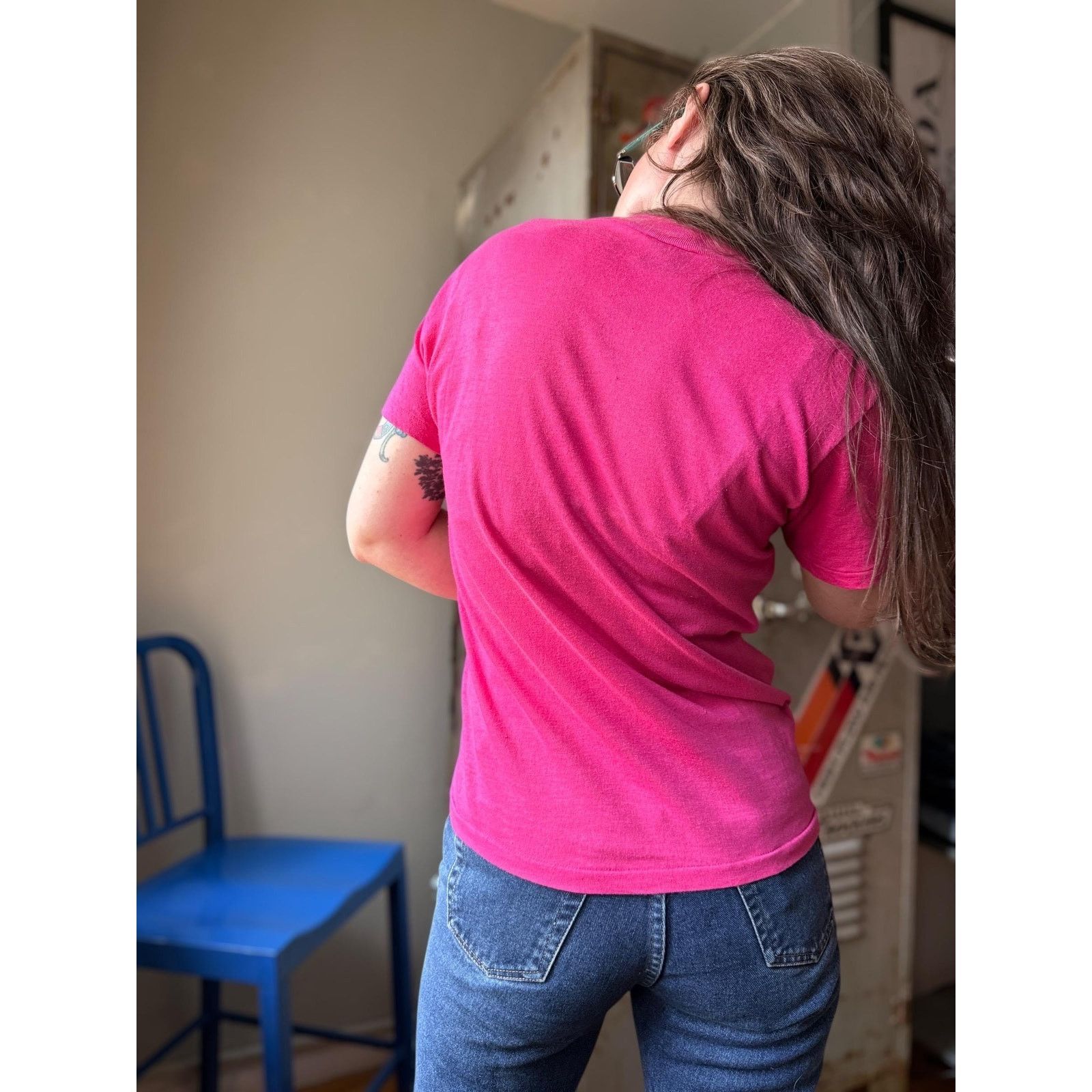 Vintage Vintage 80s Dolly Porkin’ Novelty T-Shirt | Hot Pink Tee | M Size M / US 6-8 / IT 42-44 - 3 Thumbnail