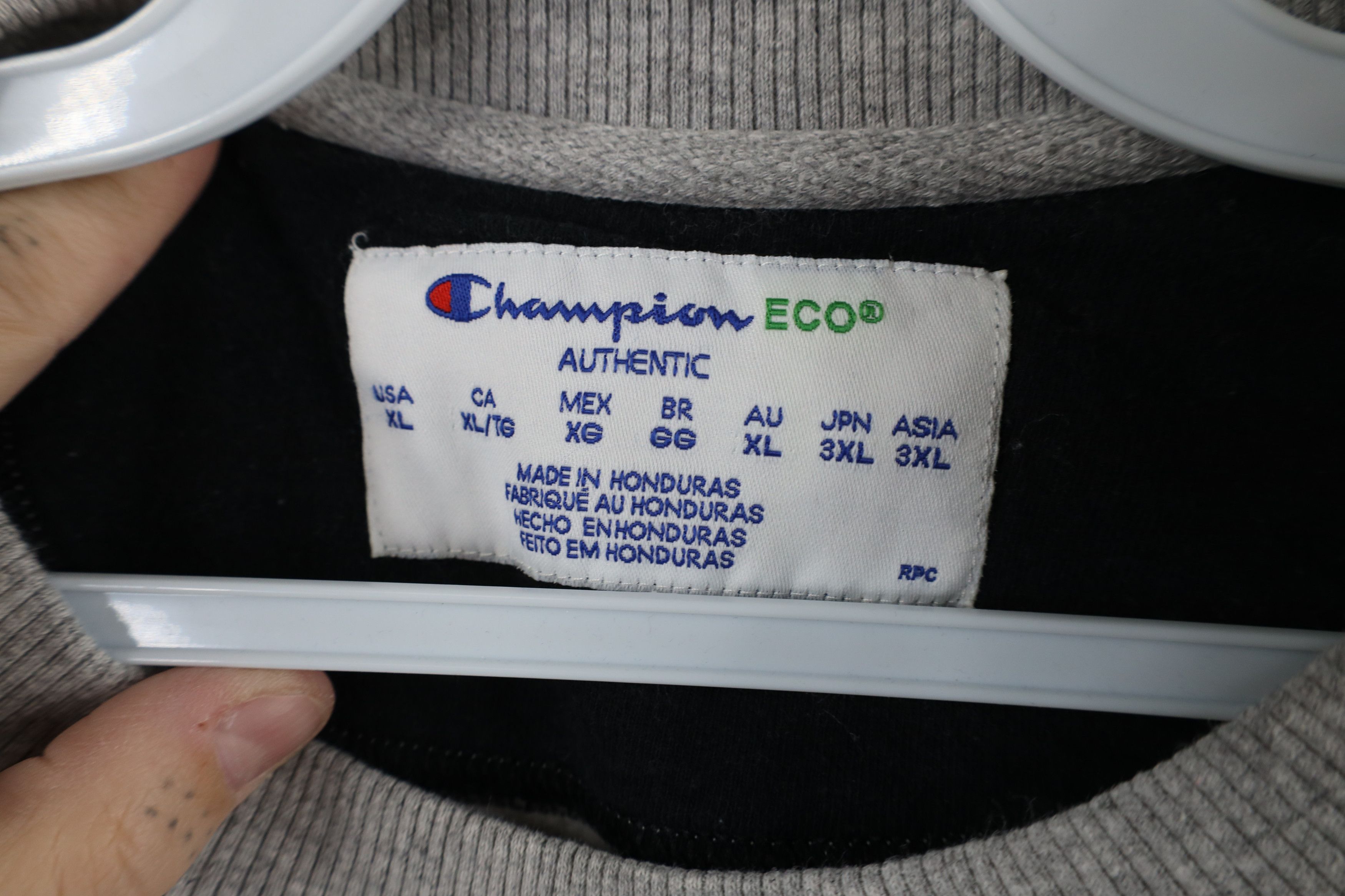 Champion × Vintage Vintage Champion Logo Crewneck Sweatshirt Heather Gray Size US XL / EU 56 / 4 - 8 Thumbnail