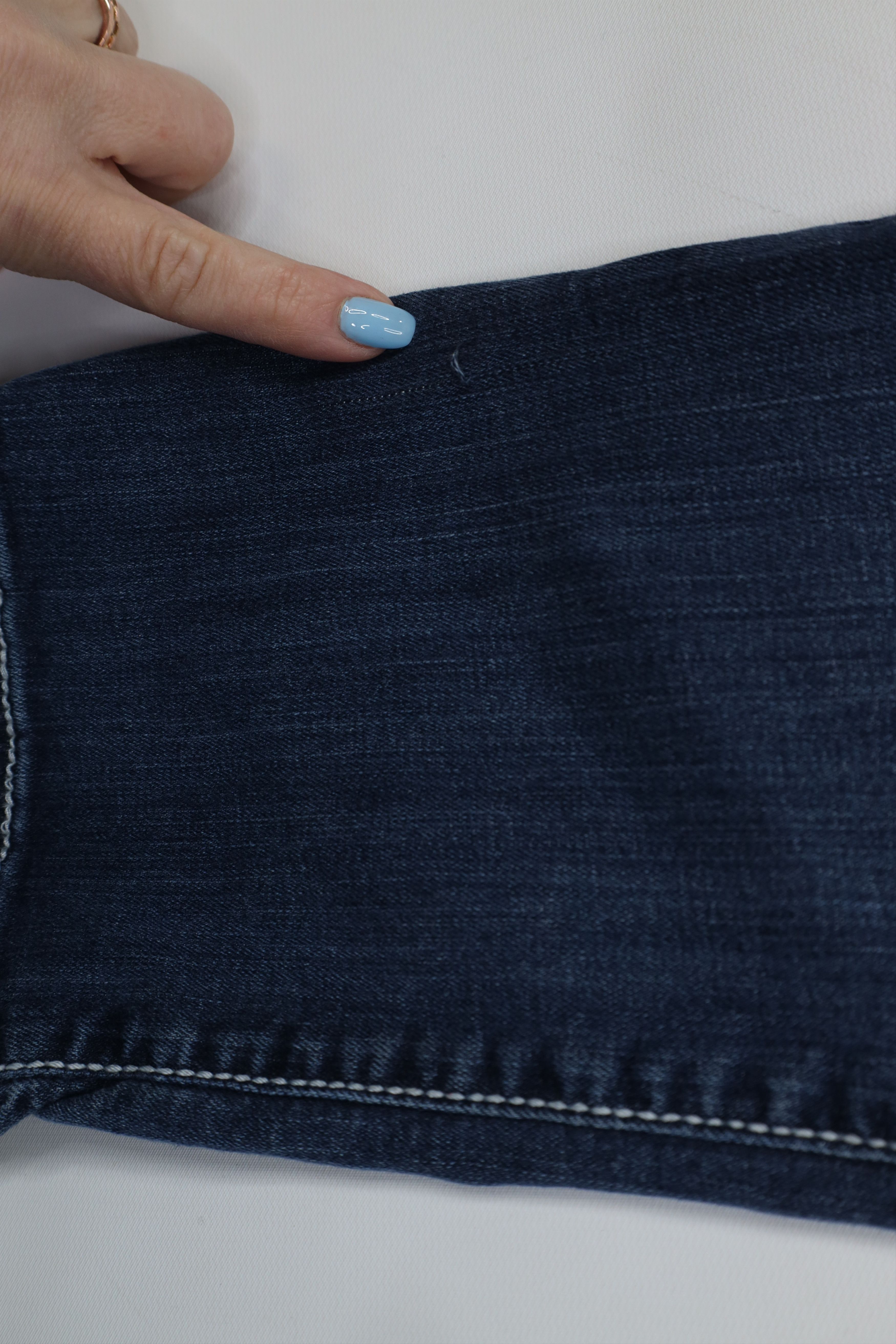 Vintage Buckle BKE Stitch Stella Cropped Flared Denim Jeans Blue Size 28" / US 6 / IT 42 - 5 Thumbnail