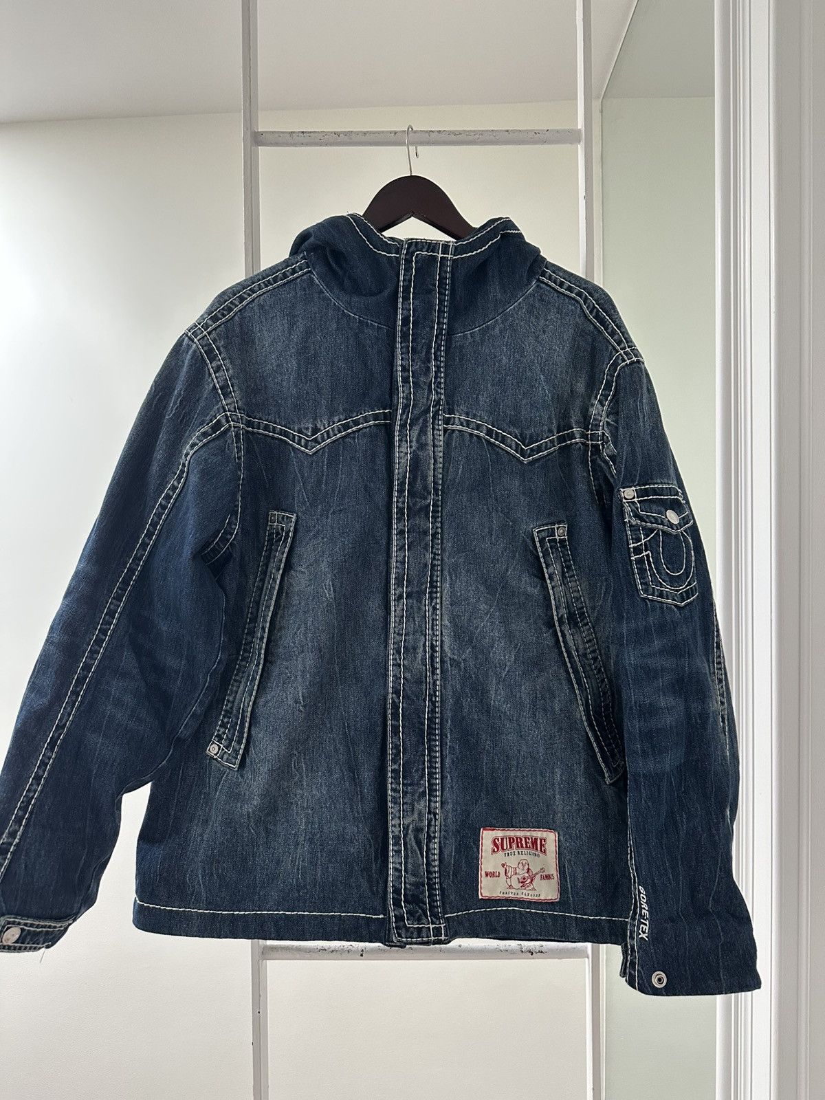 Supreme × True Religion Supreme x True Religion Gore Tex Denim Jacket Size US L / EU 52-54 / 3 - 1 Thumbnail