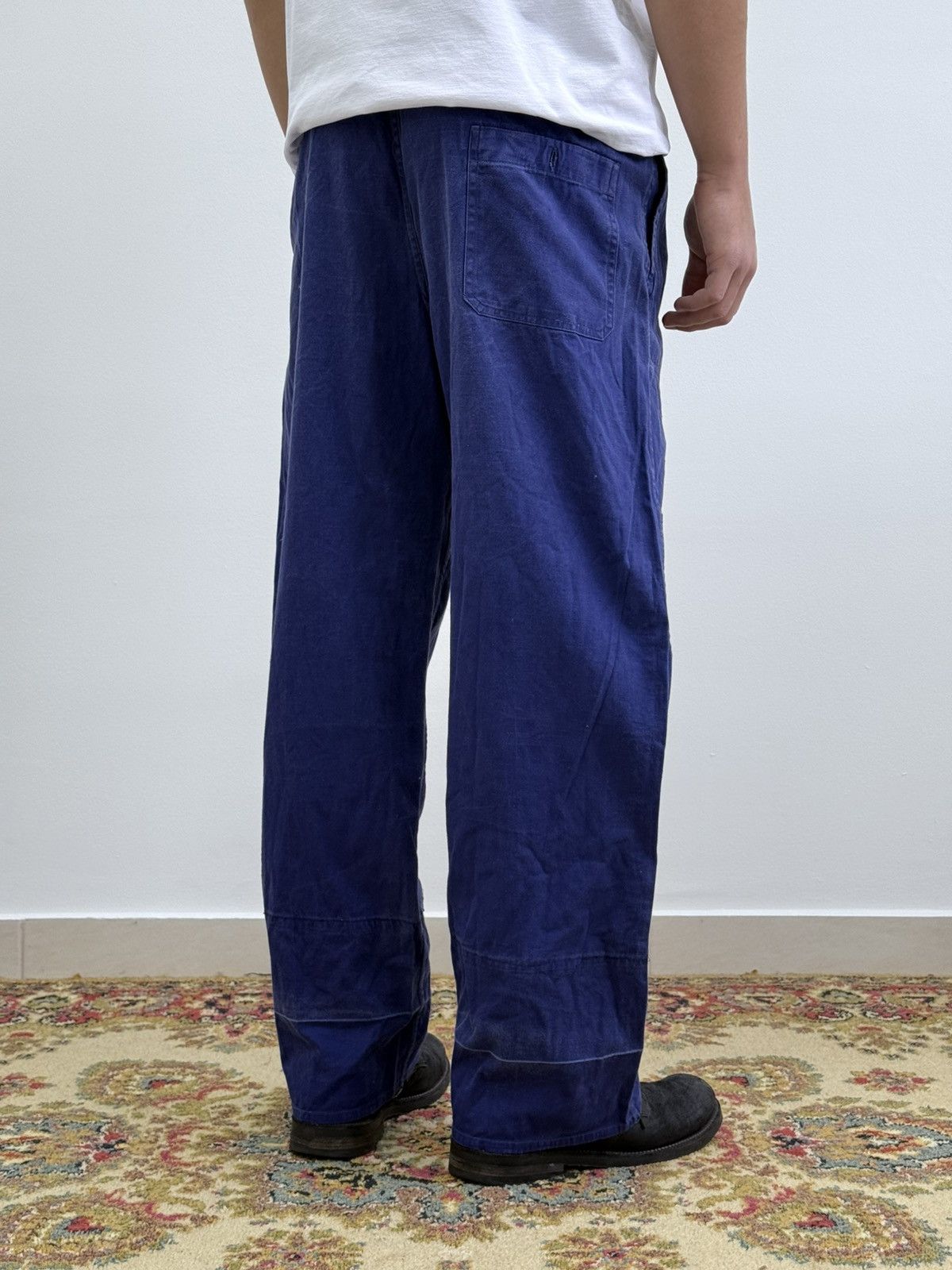Vetra Vintage 70s French Faded Work Pants Size US 34 / EU 50 - 2 Thumbnail