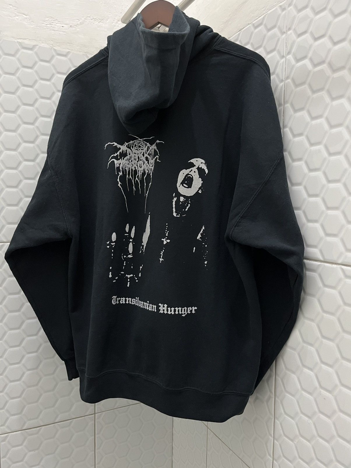 Band Tees Vintage Darkthrone 'Transilvanian Hunger' Hoodie Size US XL / EU 56 / 4 - 6 Thumbnail