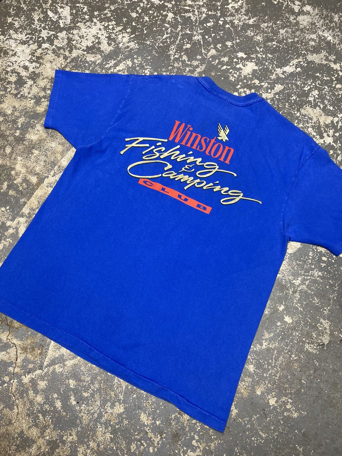 Vintage Vintage That’s Worth A Winston Hook Line Sinker 1993 Tshirt Size US XL / EU 56 / 4 - 10 Thumbnail