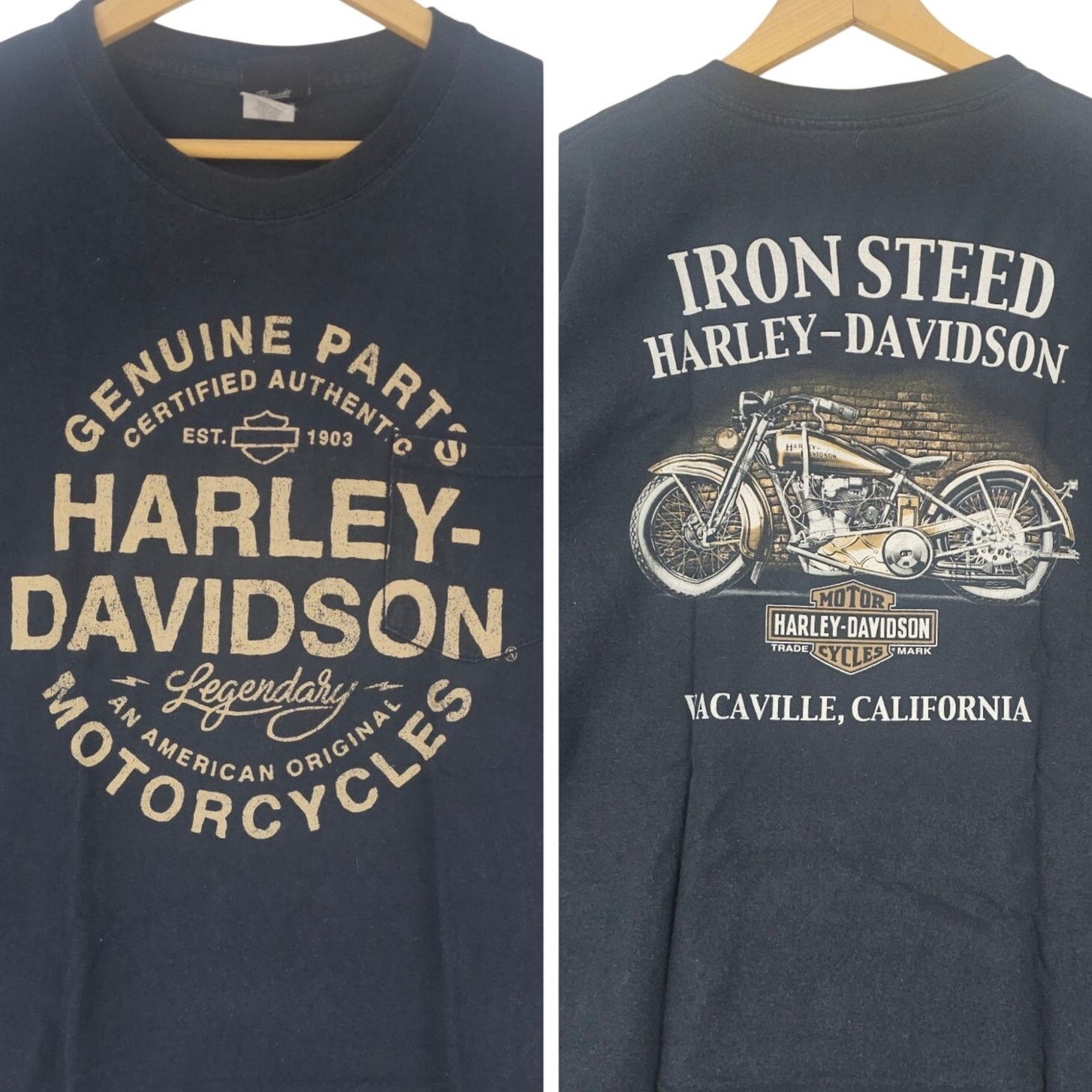 Harley Davidson Harley Davidson Hardcore Iron Steed Vacaville CA T-shirt 2XL Size US XXL / EU 58 / 5 - 1 Thumbnail