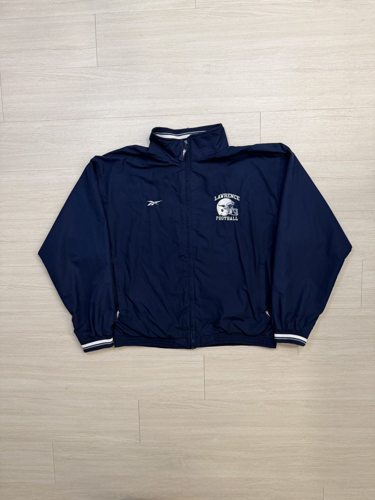 Reebok Reebok Vintage Full Zip Warm Up Football Jacket Size US L / EU 52-54 / 3 - 1 Thumbnail