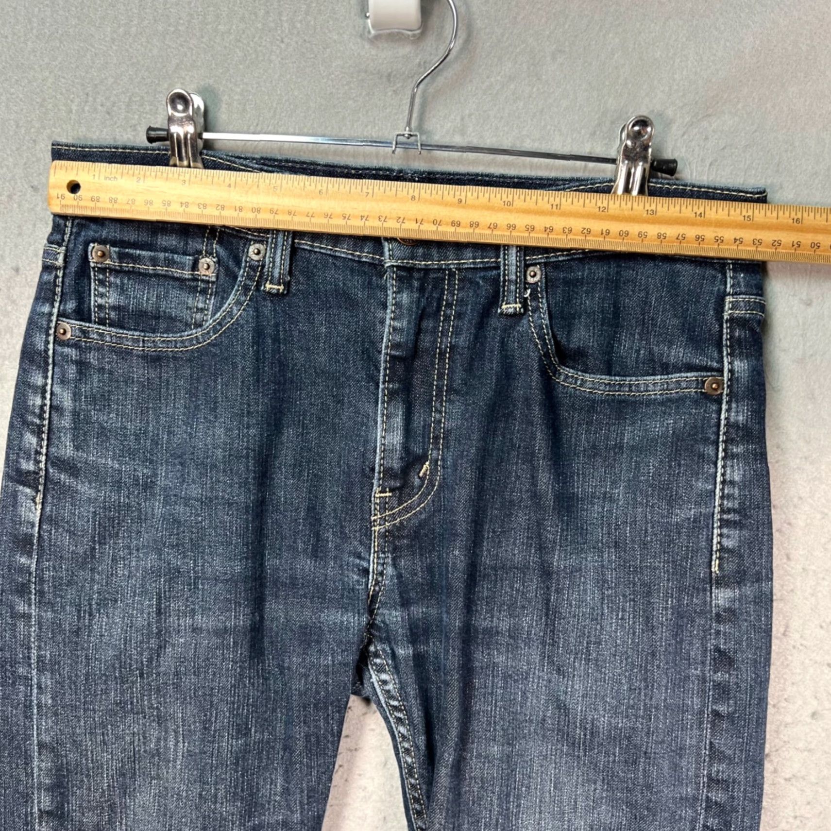 Levi's Levi's 510 Mens Jeans Indigo Blue Cotton Denim 30 Skinny Slim 5-Pocket Stretch Denim Rise Mid Vintage No Size US 30 / EU 46 - 6 Thumbnail