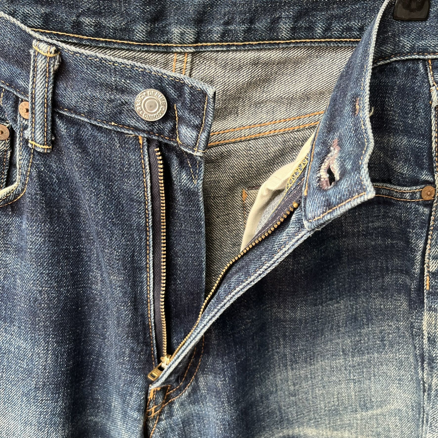 Levi's Size 28x28.5 Vintage 90's Denime Big E Japan Denim S1499 Size US 28 / EU 44 - 9 Thumbnail