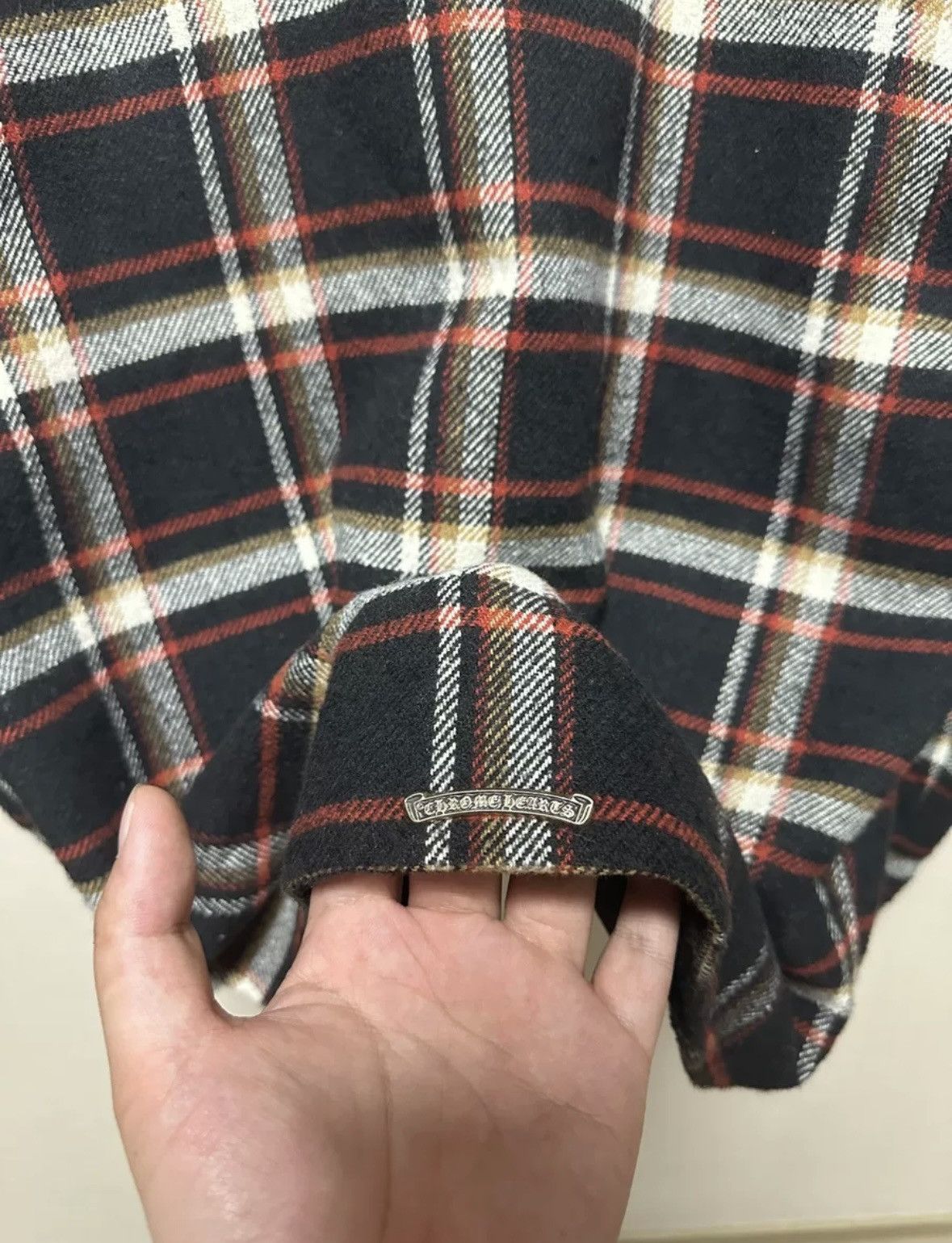 Chrome Hearts Chrome hearts lamb collar plaid jacket Size US M / EU 48-50 / 2 - 5 Thumbnail