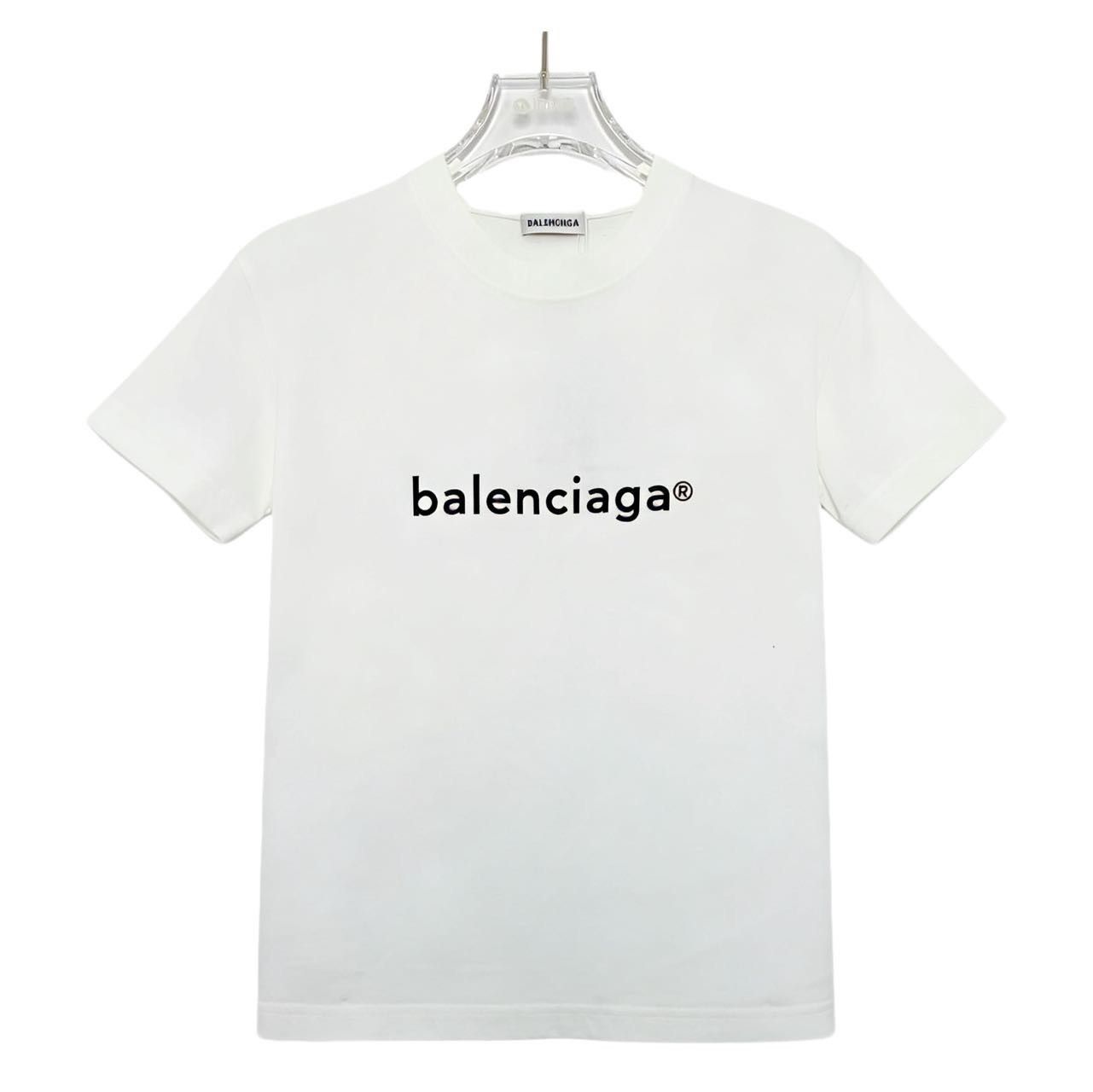 Balenciaga Balenciaga Cotton Crew Neck Regular Fit T-shirt K26WX Size S / US 4 / IT 40 - 1 Thumbnail