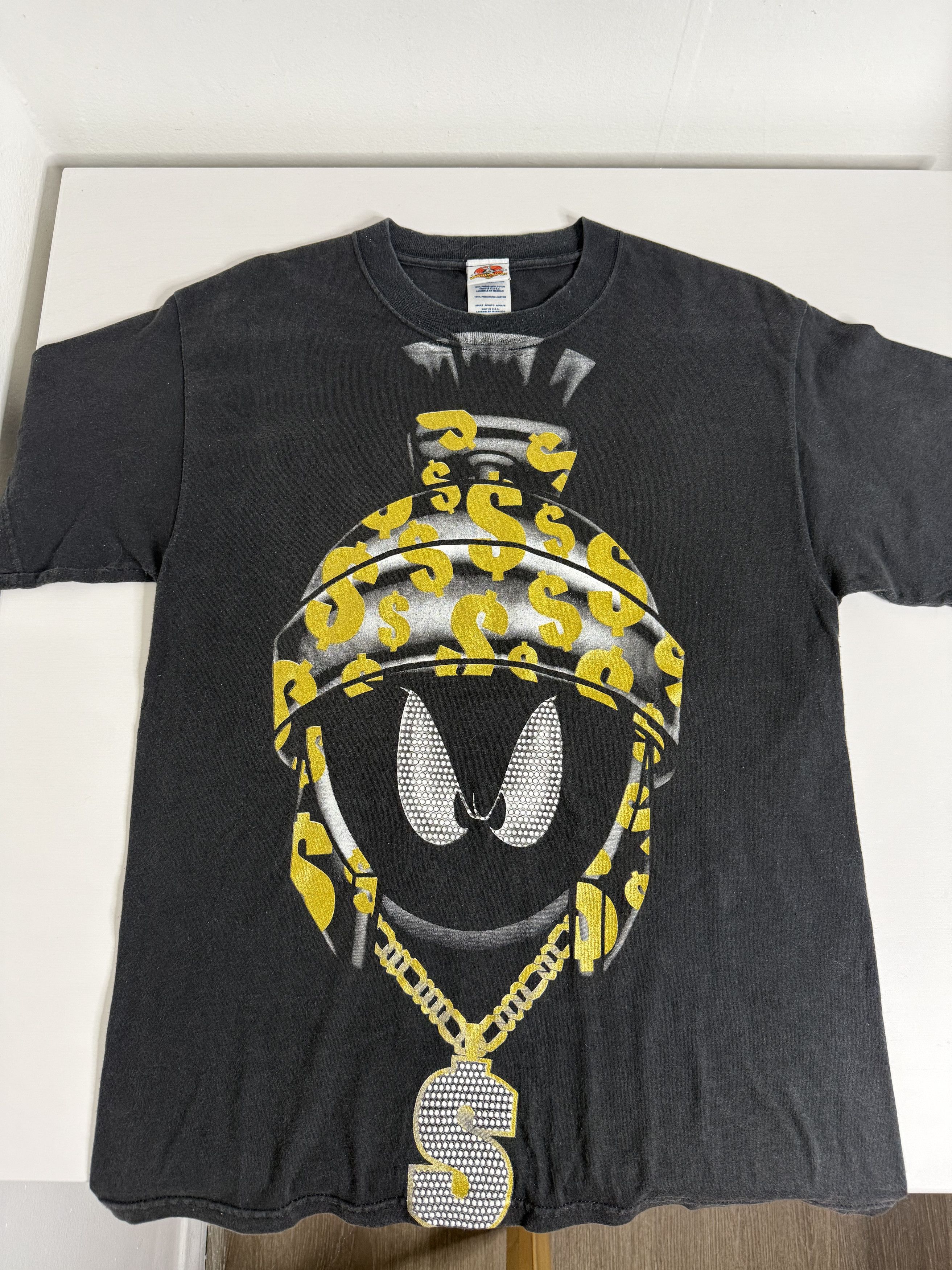 Vintage Vintage Marvin Money Tee "Black" Size US M / EU 48-50 / 2 - 2 Thumbnail